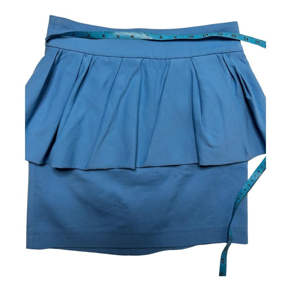 Zara Zara l Light Blue High Rise Peplum Skirt XS Size 26" / US 2 / IT 38 - 5 Thumbnail