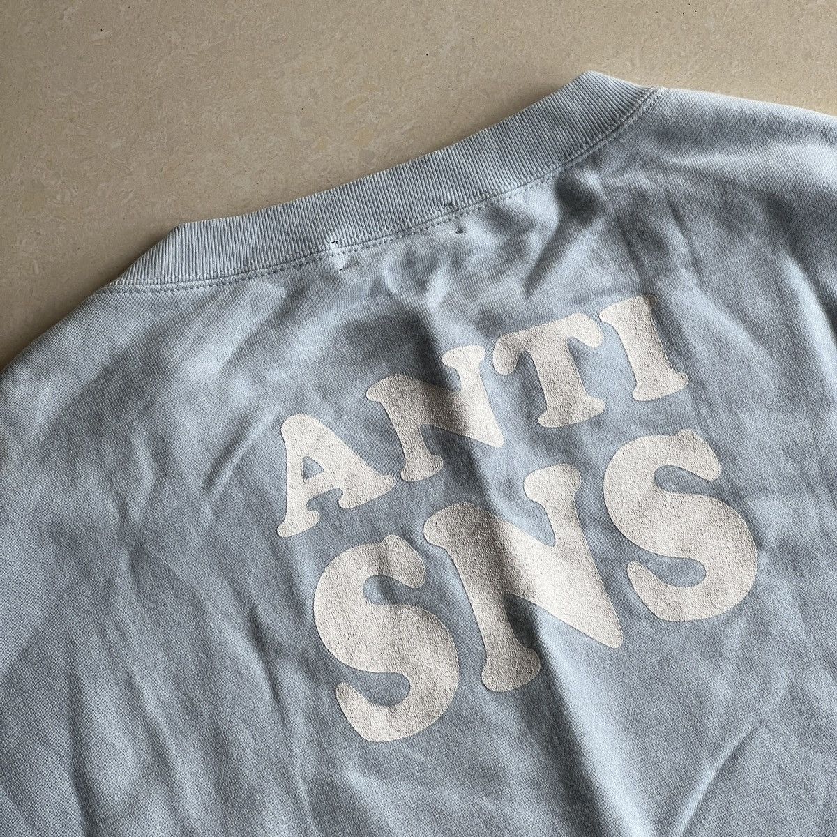 AW18 Undercover anti sns cropped sweater