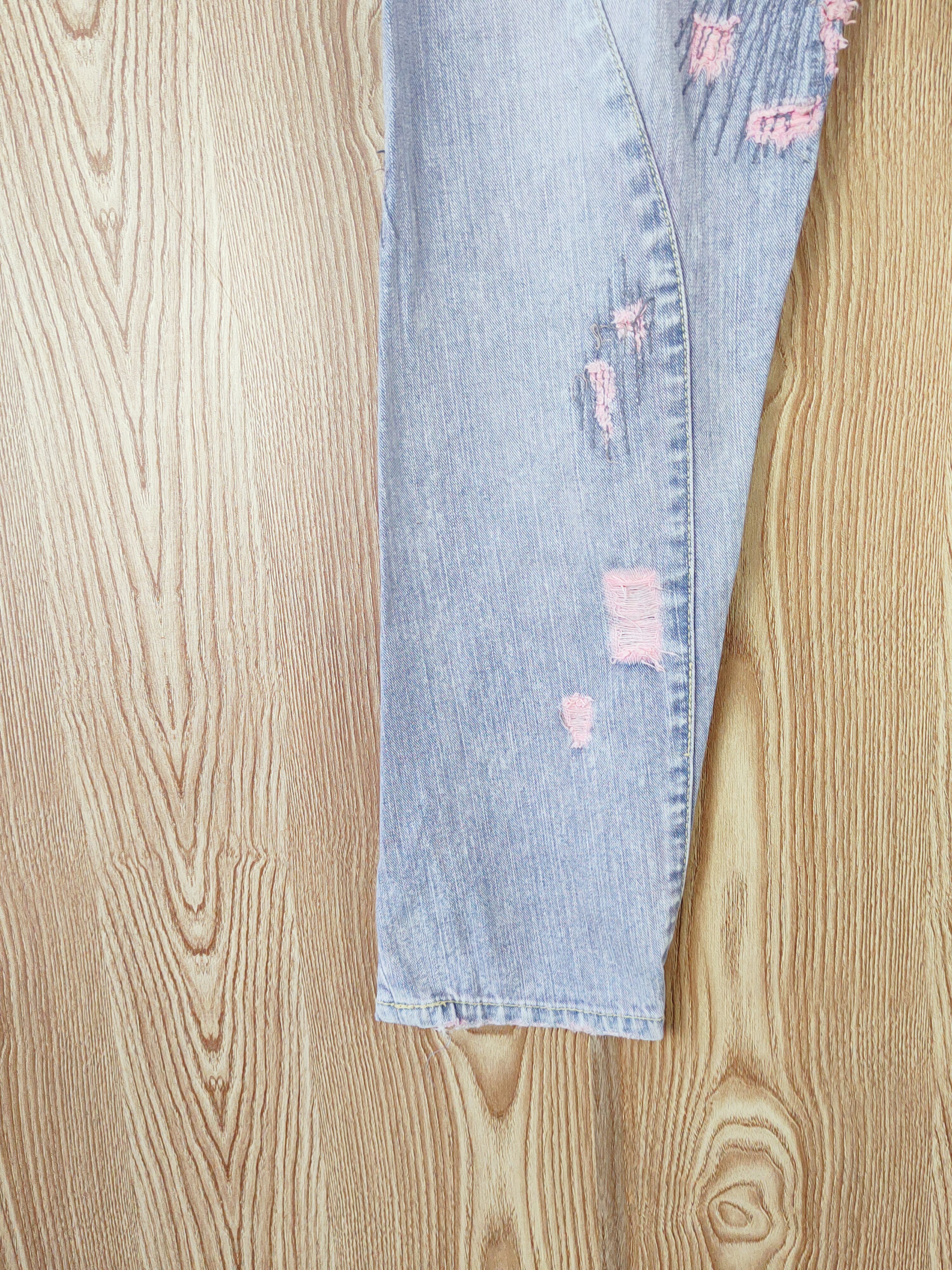 Japanese Brand Japanese Brand Blue Faded Distressed Ripped Jeans #W493 Size US 31 - 4 Thumbnail