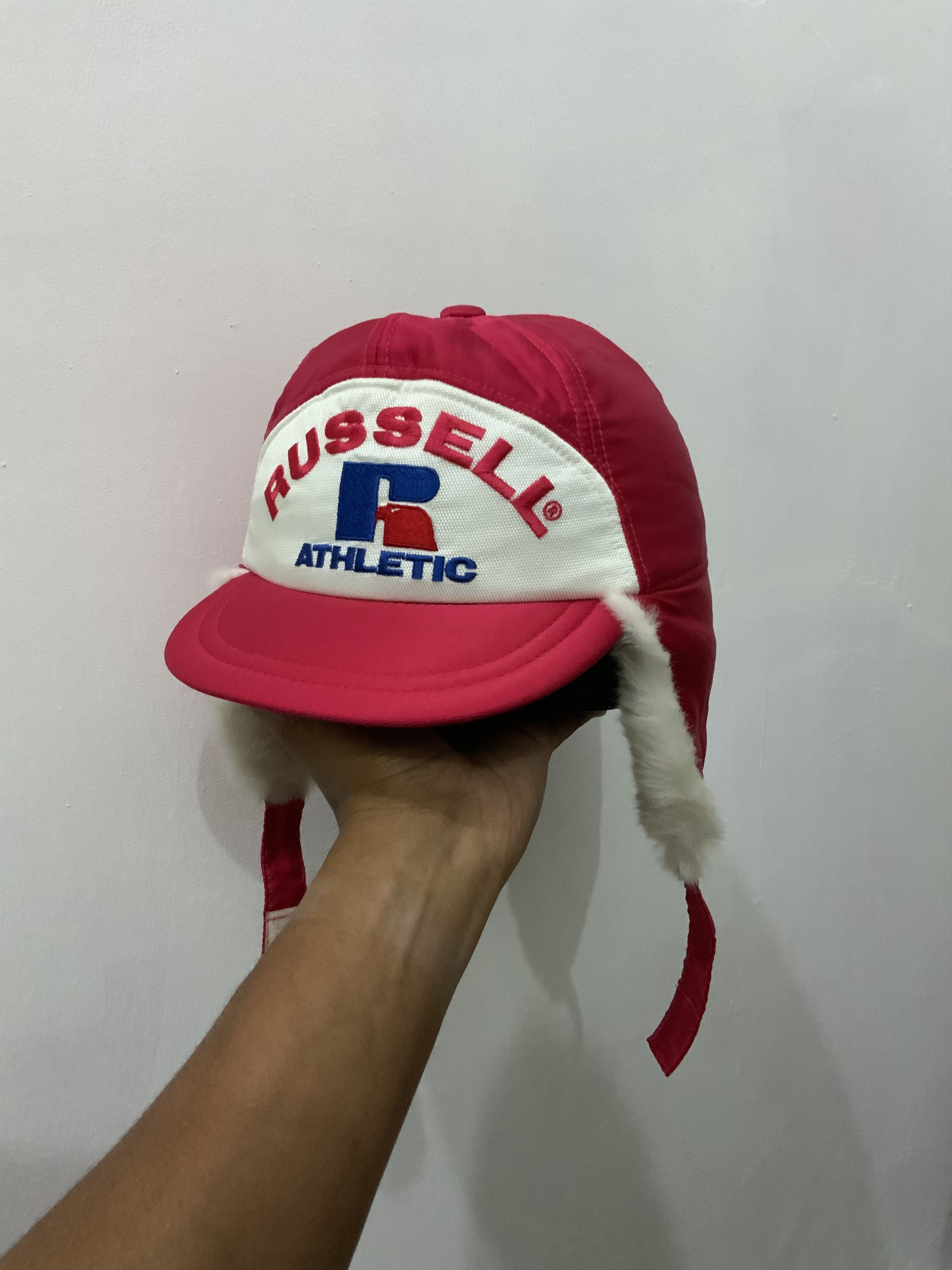 Japanese Brand Vintage Russell Athletc Mohair Fur Ski Hat Size ONE SIZE - 7 Thumbnail