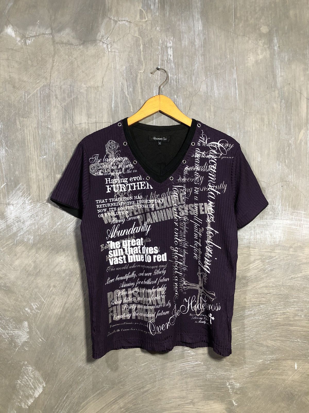 If Six Was Nine × Japanese Brand × Le Grande Bleu (L.G.B.) Y2K Japanese Beaumont Carr Tshirt Size US M / EU 48-50 / 2 - 1 Thumbnail