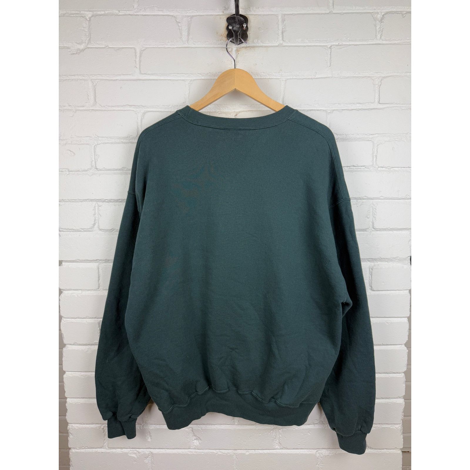 Vintage Vintage Russell Athletic Sweatshirt XL Dark Blue Green Size US XL / EU 56 / 4 - 2 Thumbnail