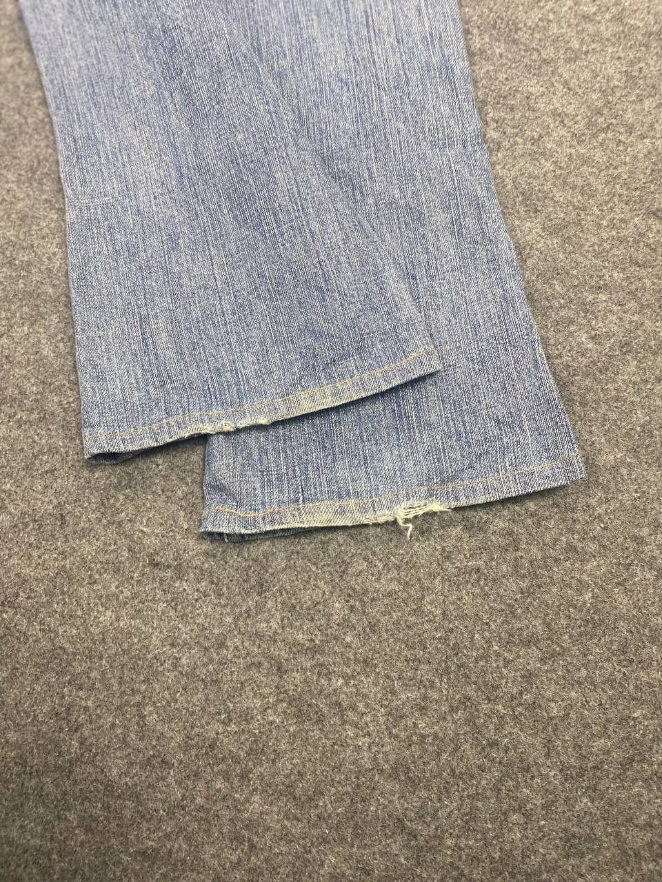 Japanese Brand sweet camel low bootcut denim nice design Size 31" - 7 Thumbnail