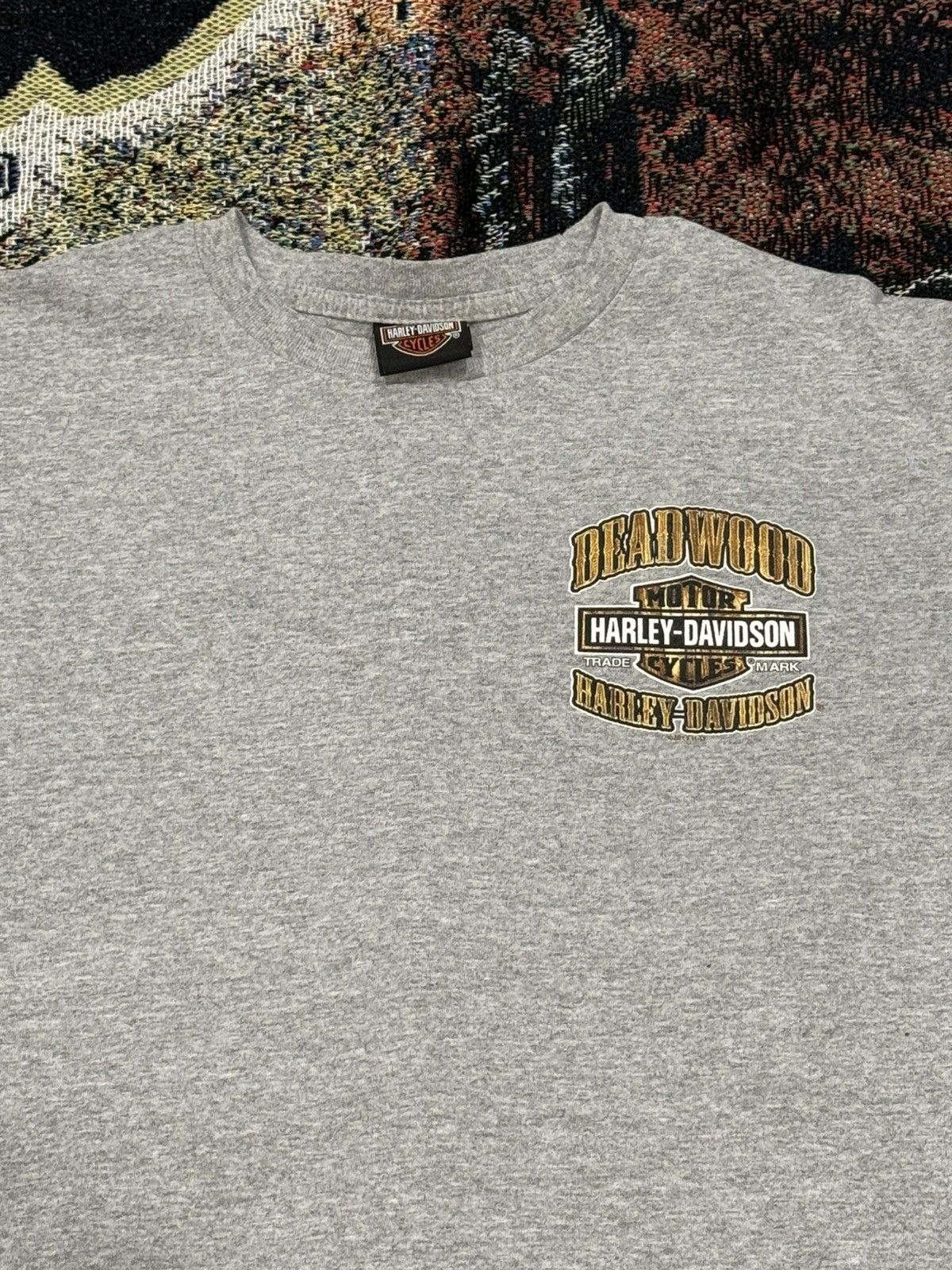 Harley Davidson Harley Davidson Deadwood South Dakota Tee Size US XL / EU 56 / 4 - 4 Thumbnail