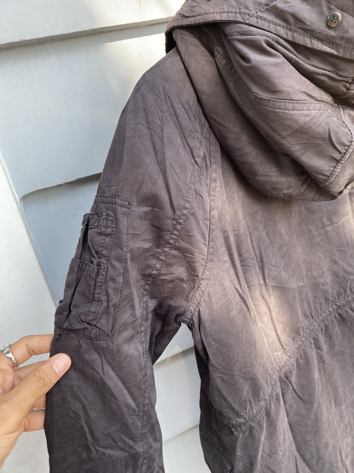 Japanese Brand Moussy Black Panel Furry Parkas Size US L / EU 52-54 / 3 - 11 Thumbnail