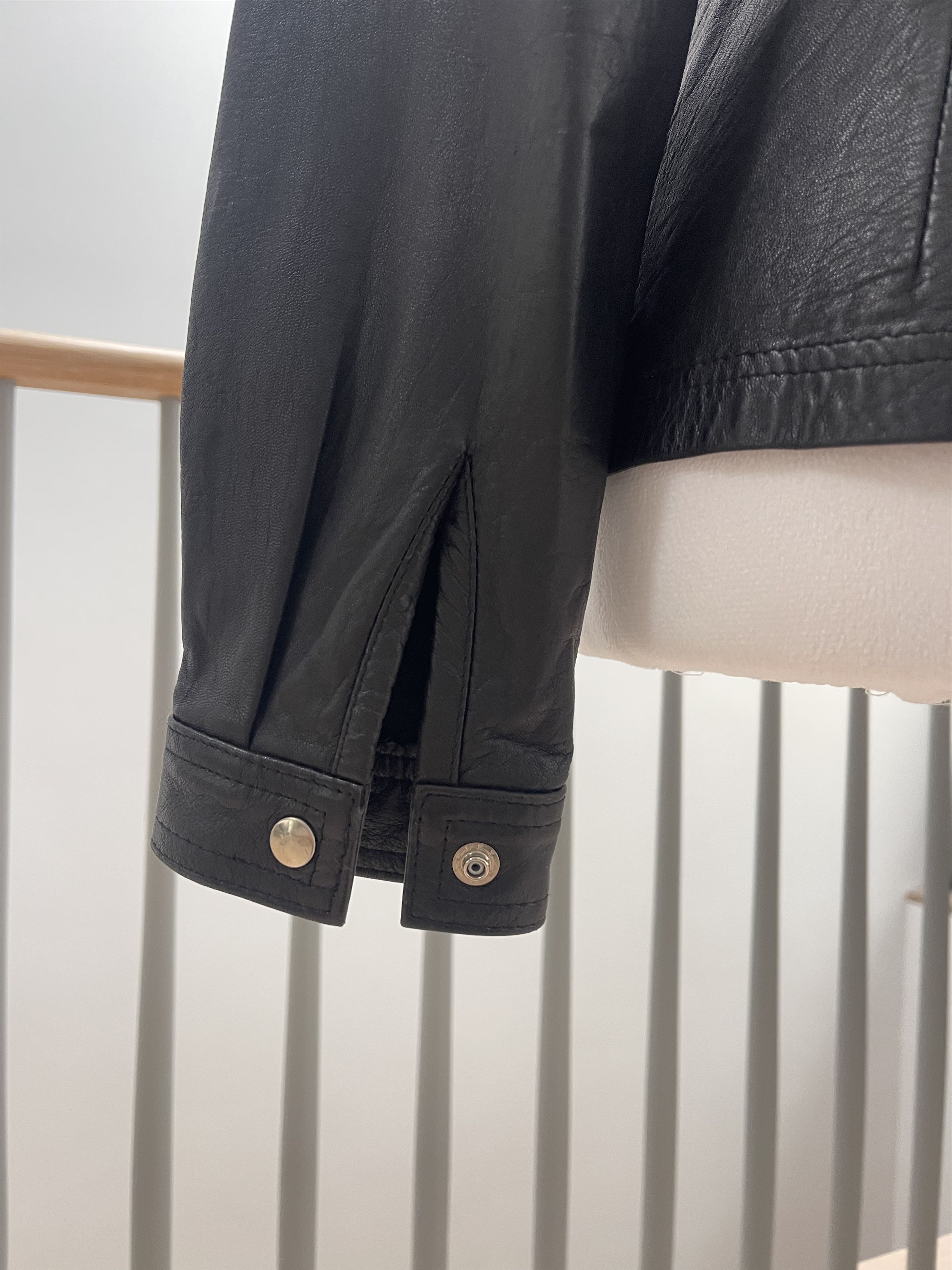 Barneys New York Leather Shirt Size M / US 6-8 / IT 42-44 - 3 Thumbnail