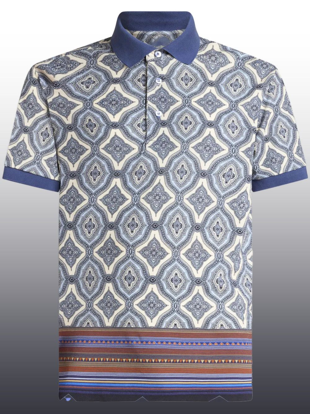 Other Geometric-Print Polo Shirt – Men’s Short Sleeve Polo Size US M / EU 48-50 / 2 - 5 Thumbnail