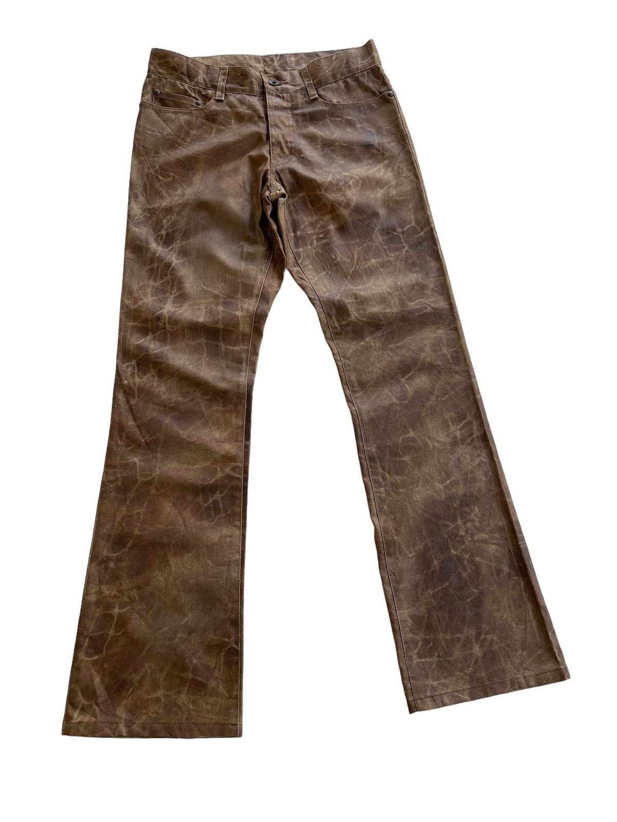 5351 POUR LES HOMMES 5351 P.L.Hommes Flared Mudd Wax Casual Pants Size US 29 - 3 Thumbnail