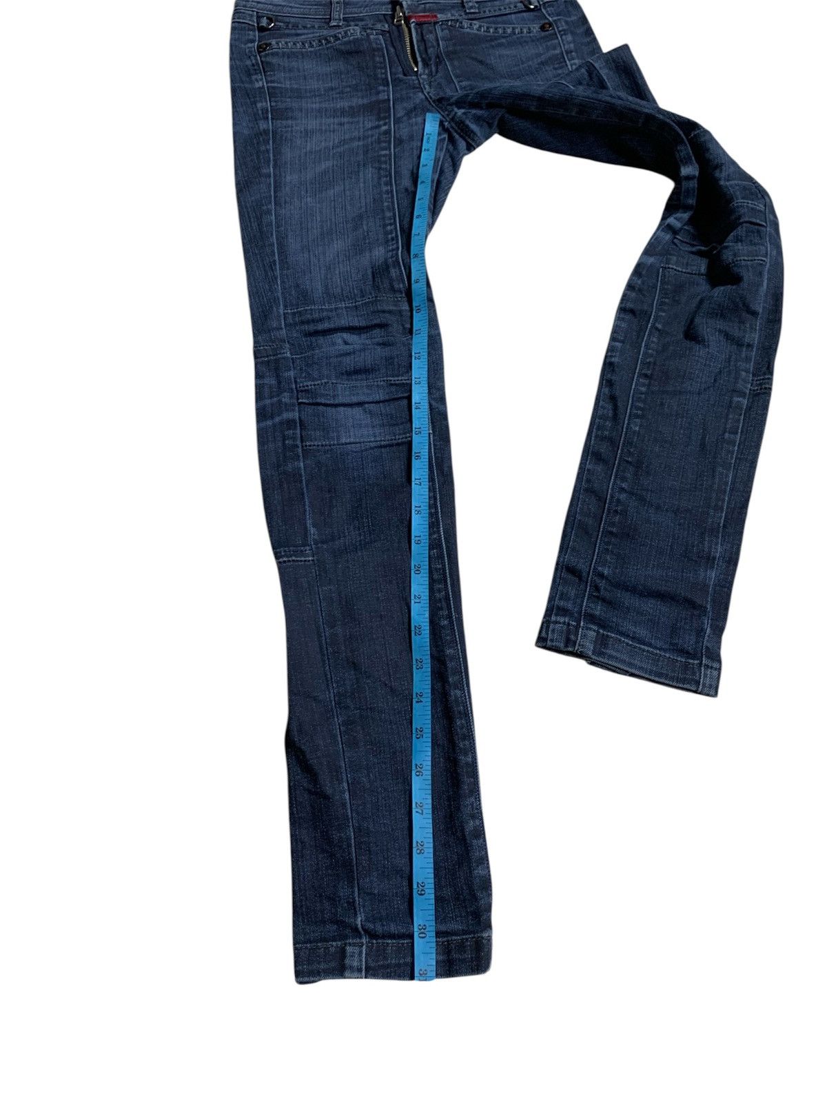 Marithe + Francois Girbaud Marithe+francois girbaud dark blue skinny jeans Size 29" - 11 Thumbnail