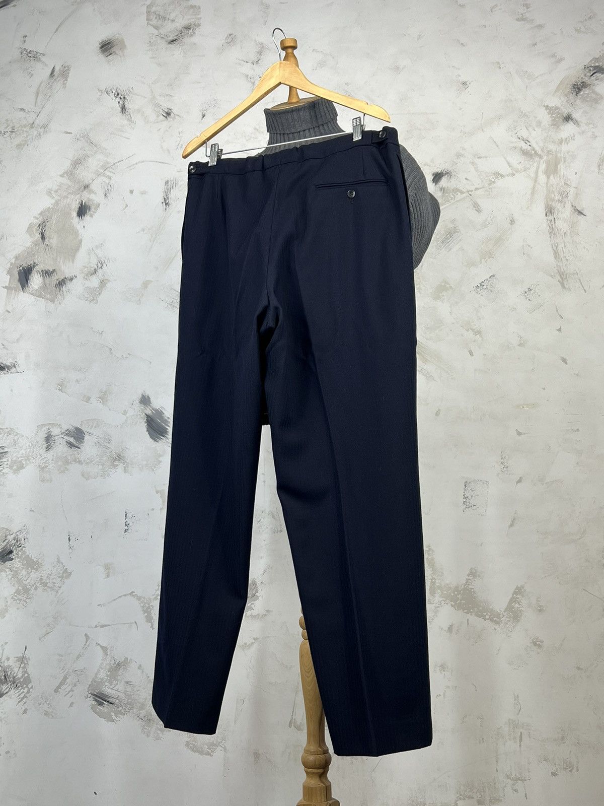 Burton Burton Tailored Navy Two Piece Suit Jacket Trousers L - XL Size 50R - 13 Thumbnail