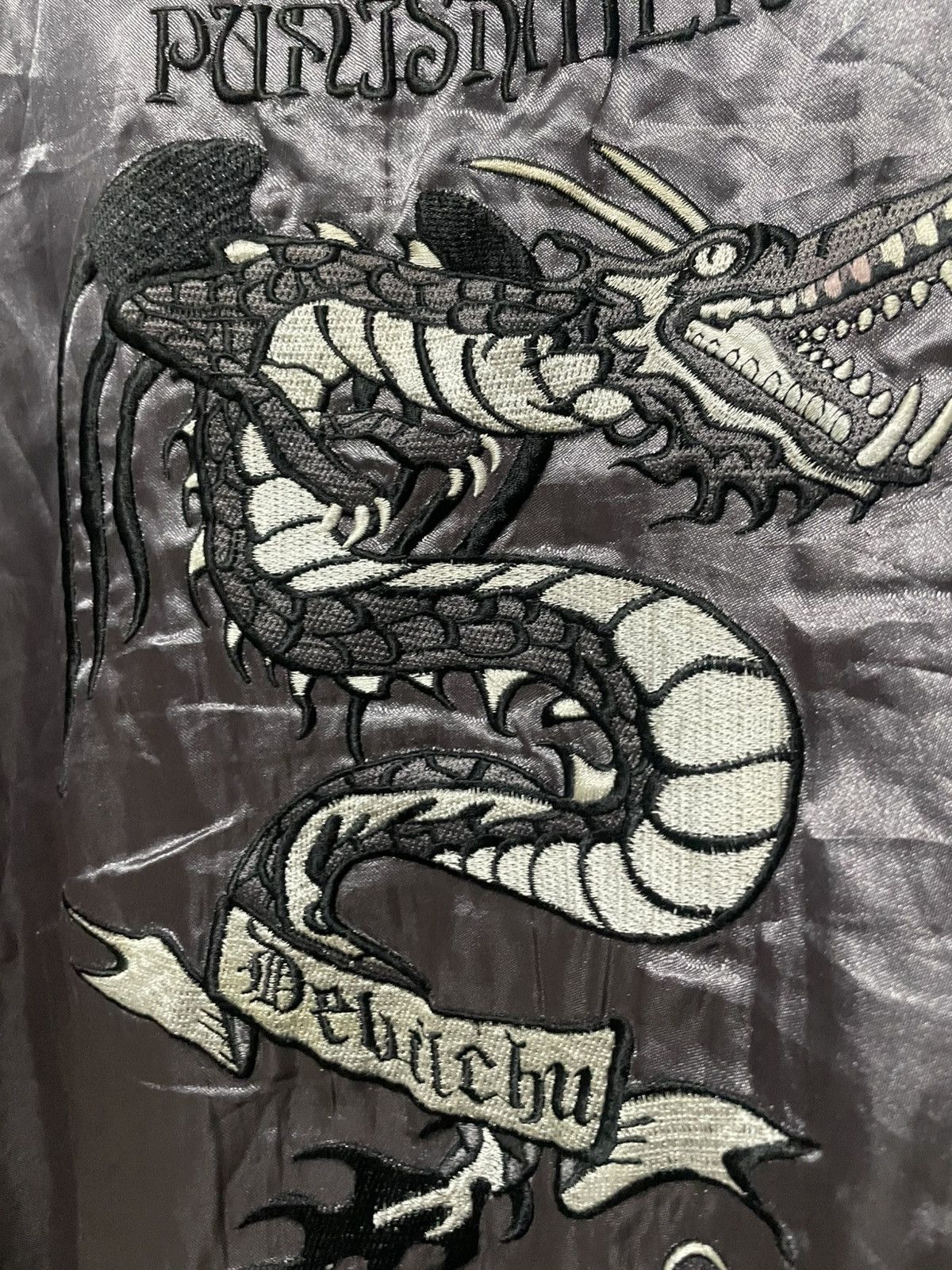 Japanese Brand × Vintage Vintage Devitchu Los Angeles Embroidered Dragon Jacket Y2K Size US M / EU 48-50 / 2 - 20 Thumbnail