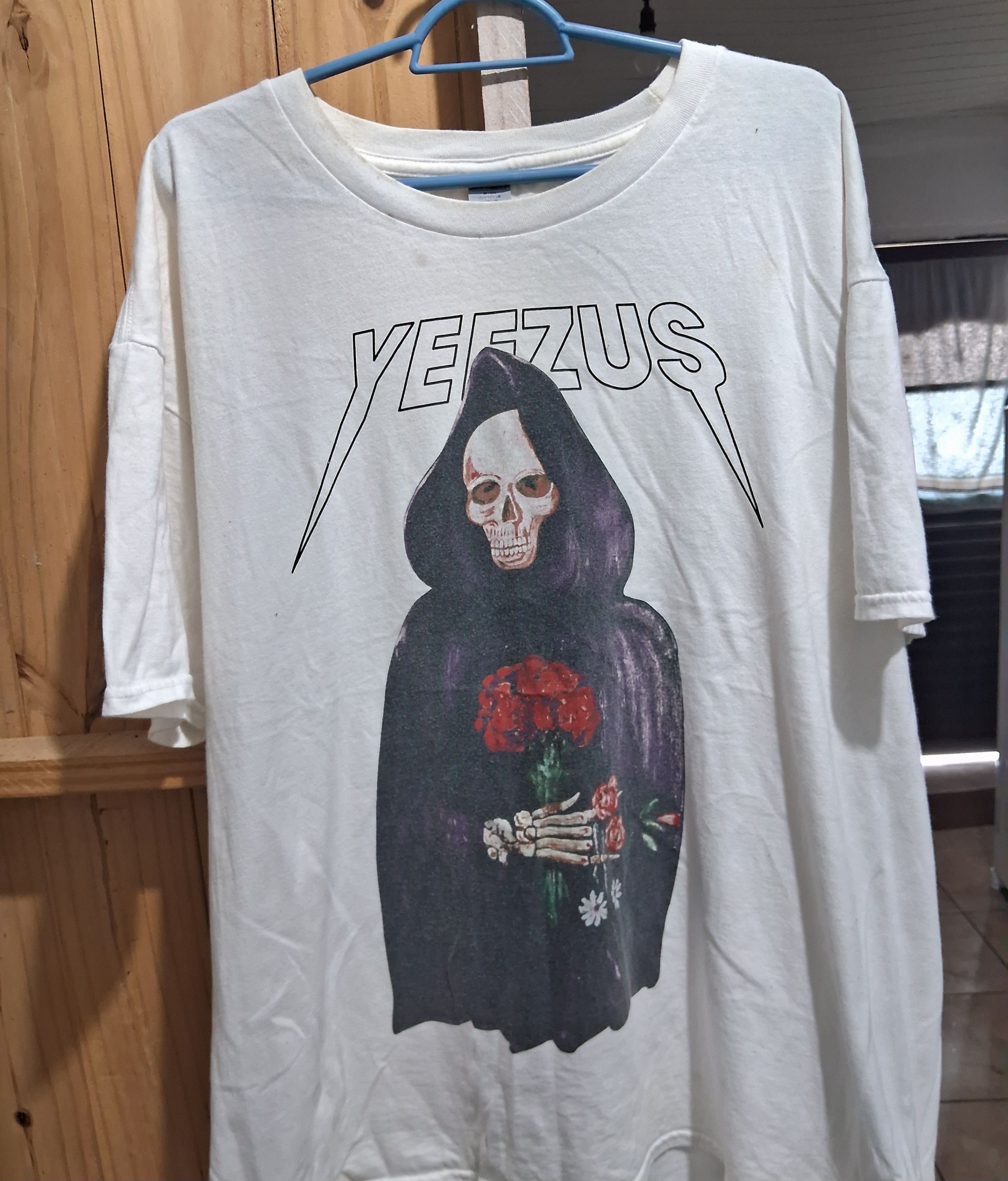 Other Yeezus Tour Kanye West Merch Grim Reaper White Size US XXL / EU 58 / 5 - 3 Thumbnail