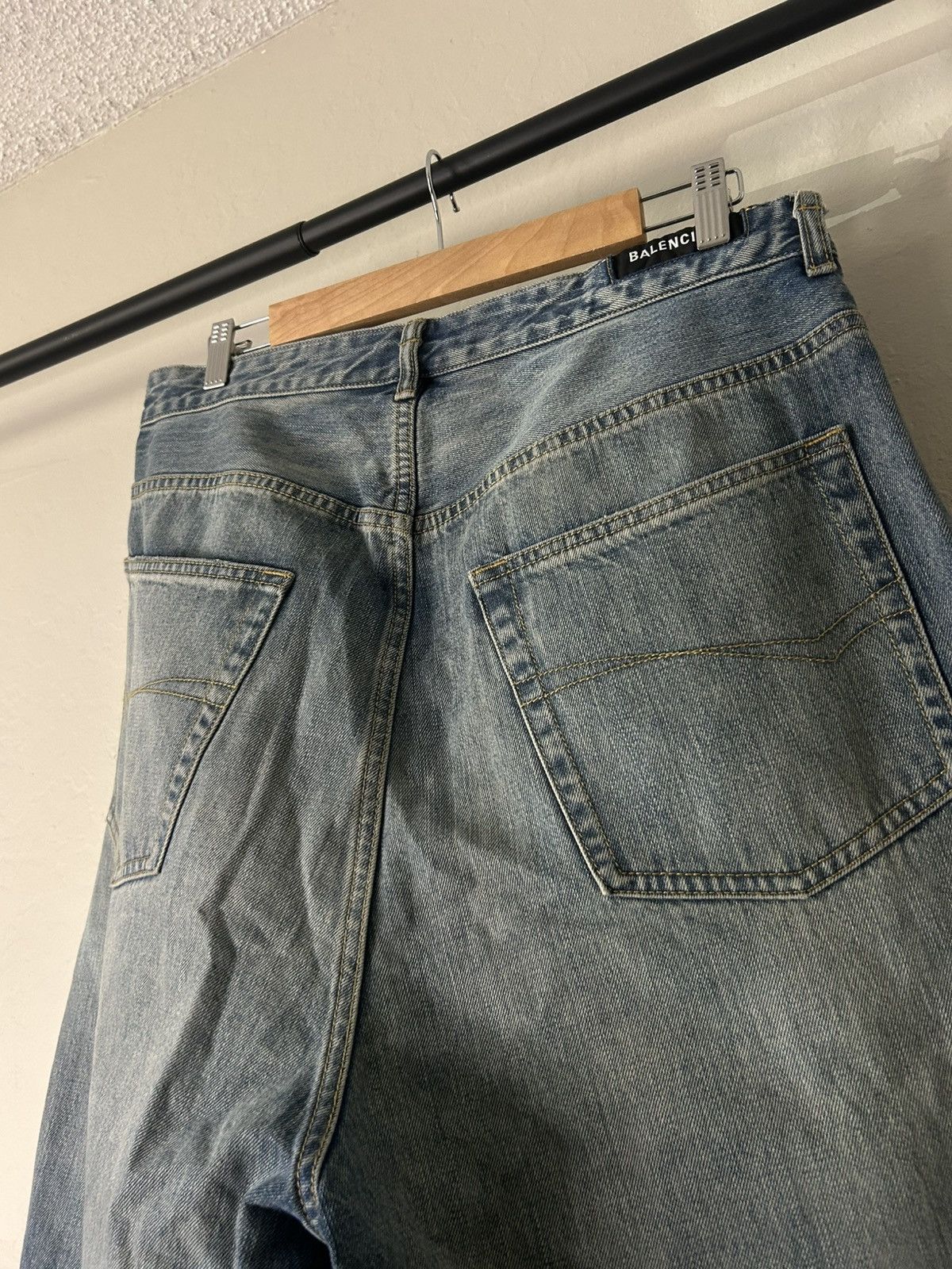 Balenciaga Balenciaga Baggy Drawstring Jeans Size US 32 / EU 48 - 4 Thumbnail
