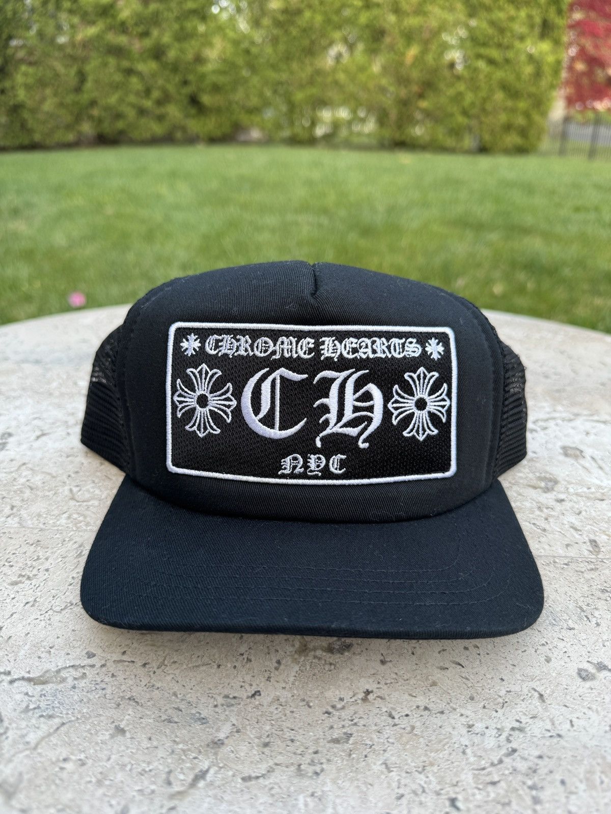 Chrome Hearts Chrome Hearts NYC Trucker Hat Size ONE SIZE - 7 Thumbnail