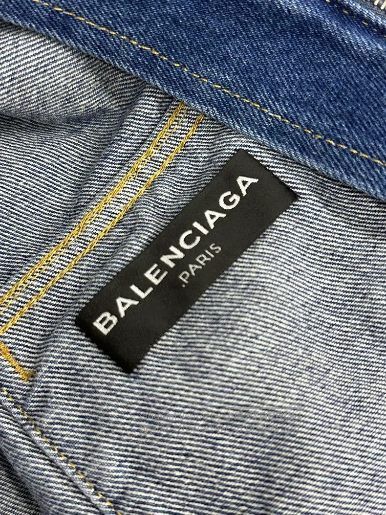 Balenciaga Balenciaga Blue denim jacket Size US L / EU 52-54 / 3 - 5 Thumbnail