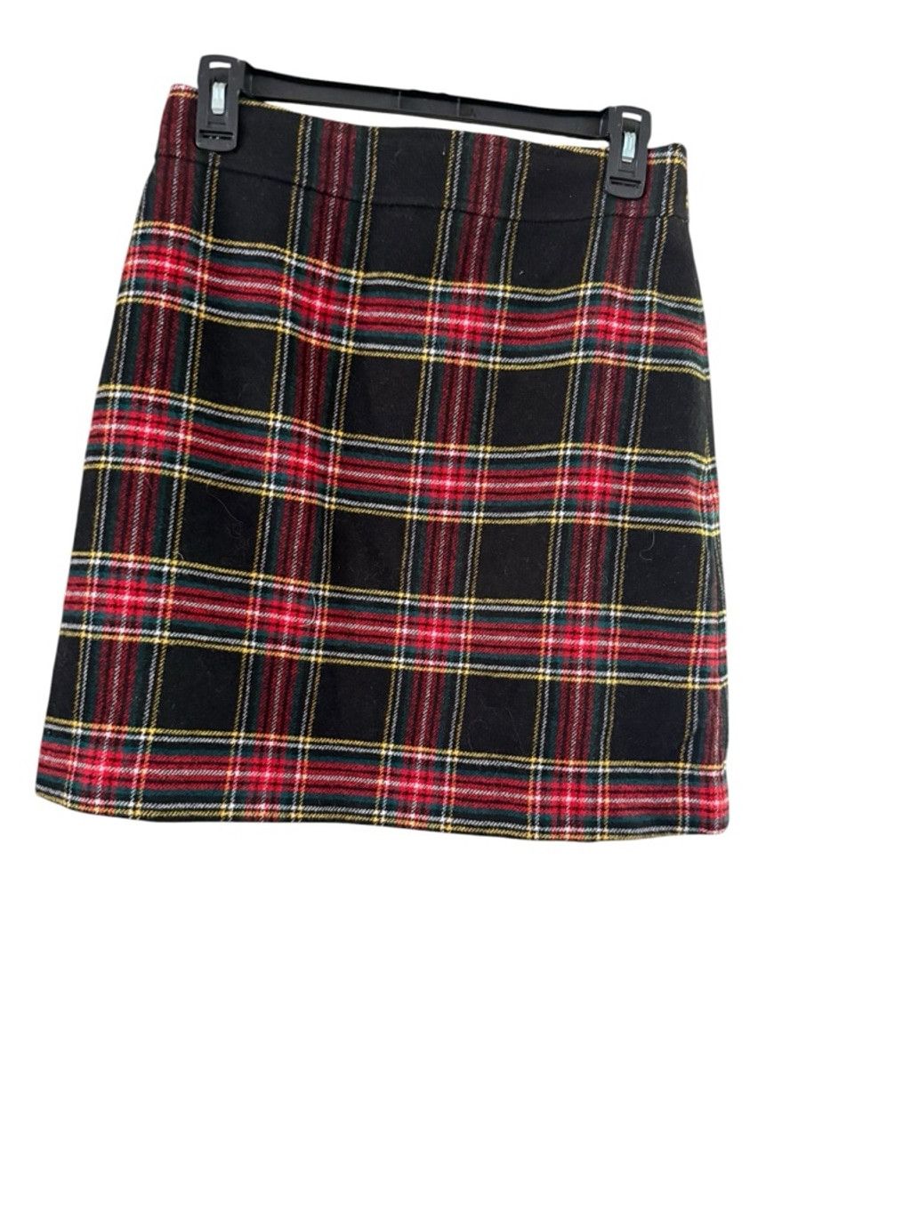 J.Crew Women's J.Crew Plaid Mini Skirt Black Red Size 4 Size 27" / US 4 / IT 40 - 8 Thumbnail