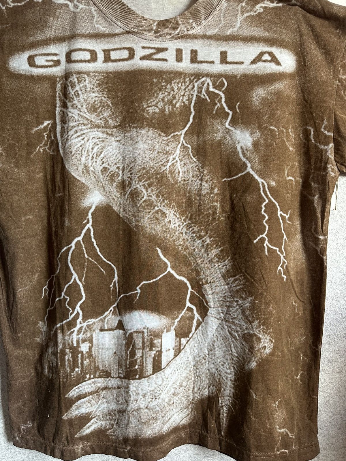 Vintage Vintage 90s Godzilla The Movie promo BPT01 Size US L / EU 52-54 / 3 - 2 Thumbnail