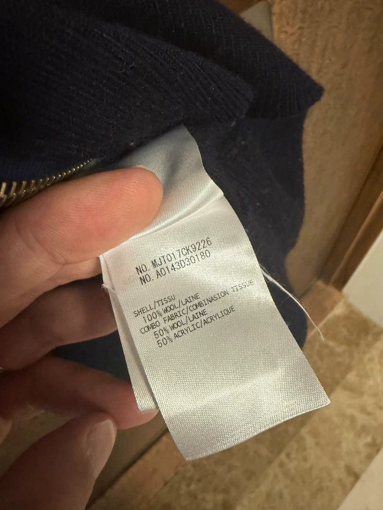 Thom Browne Thom browne Beige and blue double-matched cashmere jacket 2 Size US L / EU 52-54 / 3 - 8 Thumbnail