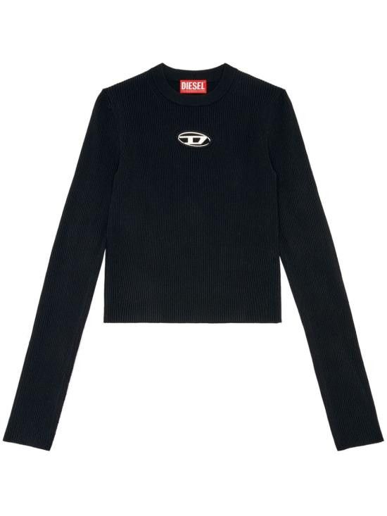 Diesel DIESEL Women Sweater A15328 0DLAX9XX Black Size M / US 6-8 / IT 42-44 - 1 Thumbnail