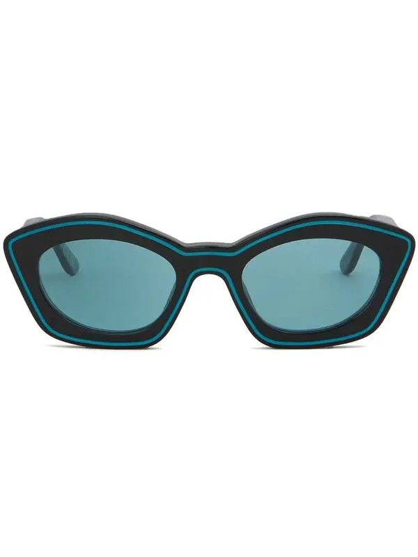 o1w1db11125 Size :OS /Oval-Frame Sunglasses in Black