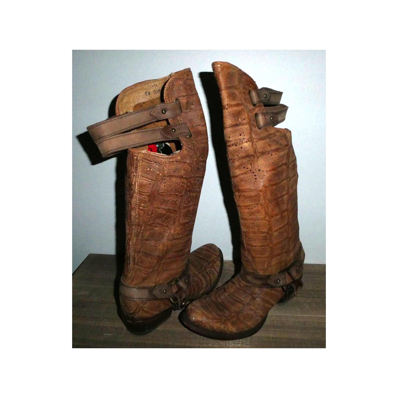 CORRAL soft leather western cowgirl boot size 6M