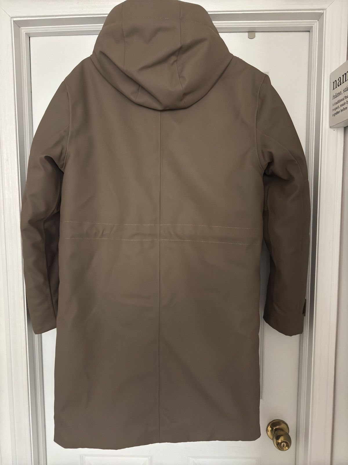 Rains Rains Waterproof Glacial Coat - Wood - S Size US S / EU 44-46 / 1 - 2 Thumbnail