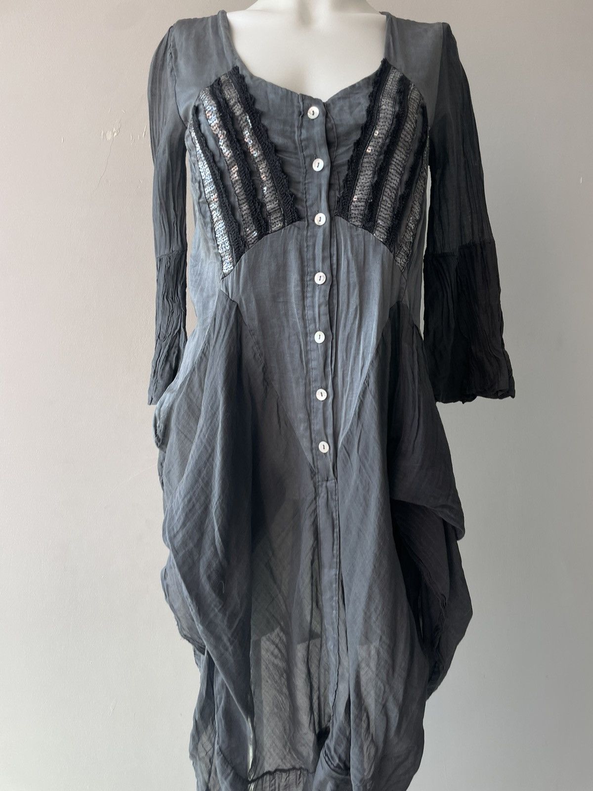 Vintage Italian silk dress Size S / US 4 / IT 40 - 5 Thumbnail
