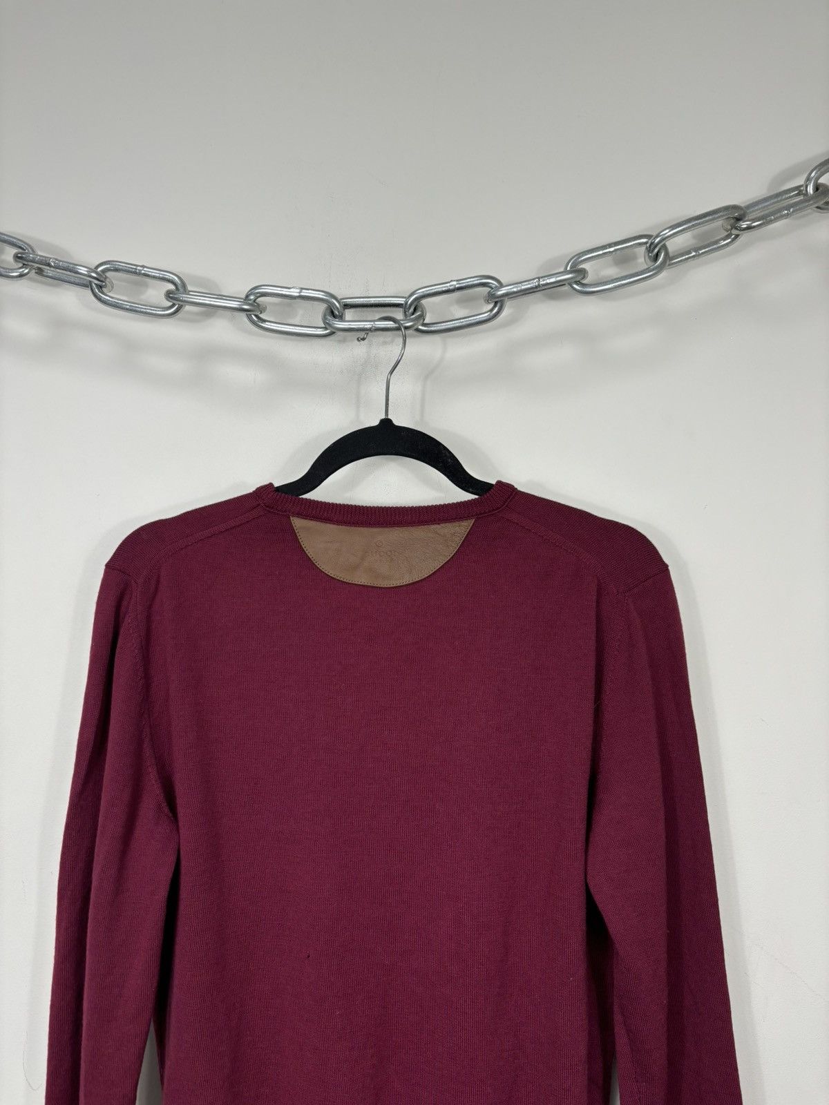 Gucci Gucci Burgundy Wool Cashmere Sweater Size US S / EU 44-46 / 1 - 11 Thumbnail