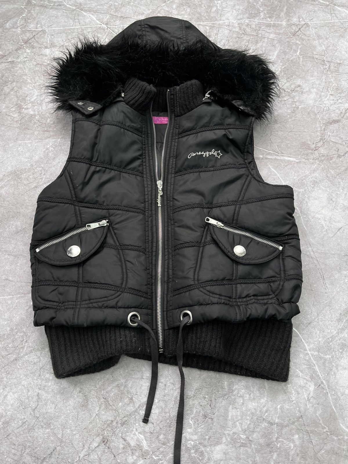 Hysteric Glamour × If Six Was Nine 2000s Avant Garde If Six Was Nine Style VEST fur Size US S / EU 44-46 / 1 - 1 Thumbnail