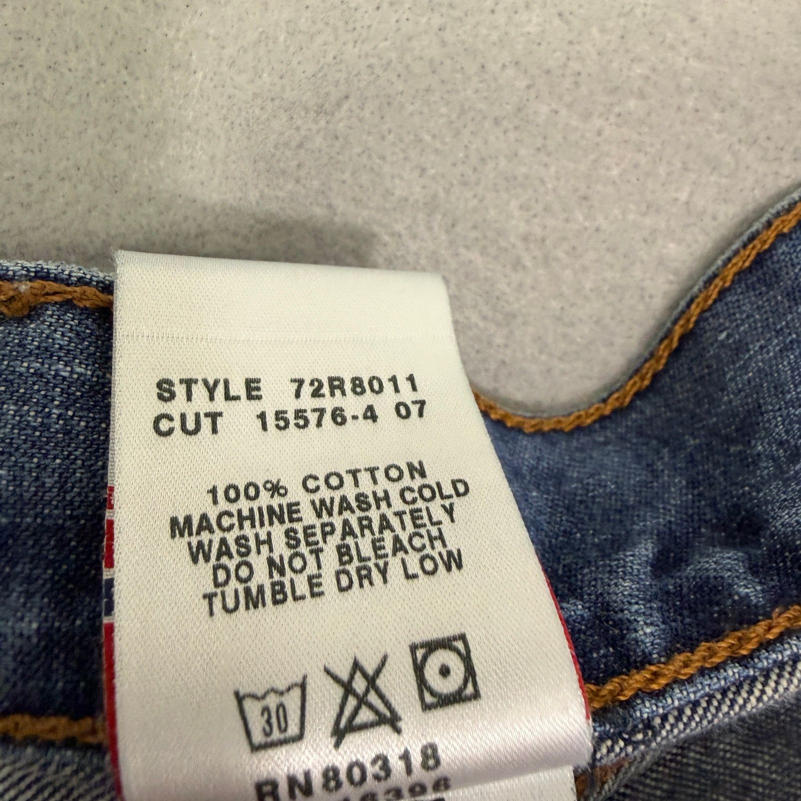 Lucky Brand Lucky Brand Rivington Jeans Men's 38x32 Blue Faded Denim Size US 38 / EU 54 - 5 Thumbnail