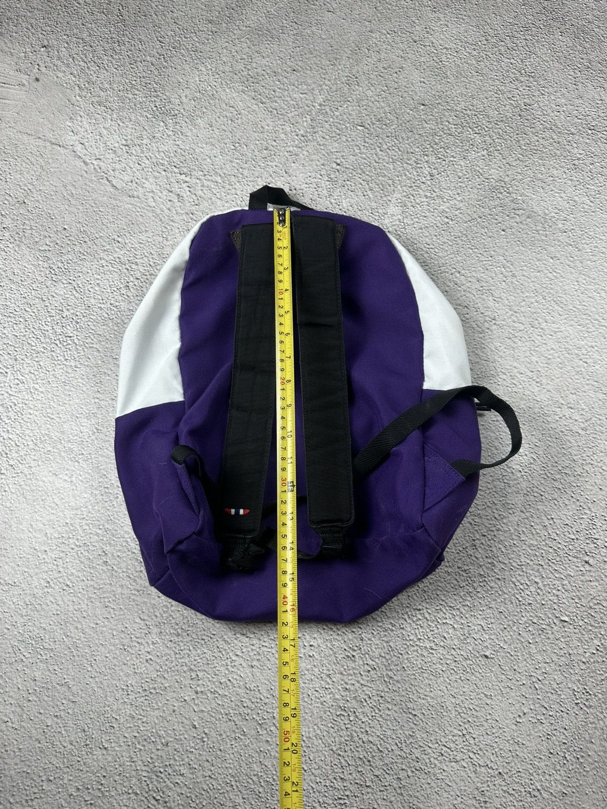 Napapijri VTG Napapijri Backpack Y2K Bag Hype Crazy Logo Patch Style Size ONE SIZE - 22 Thumbnail