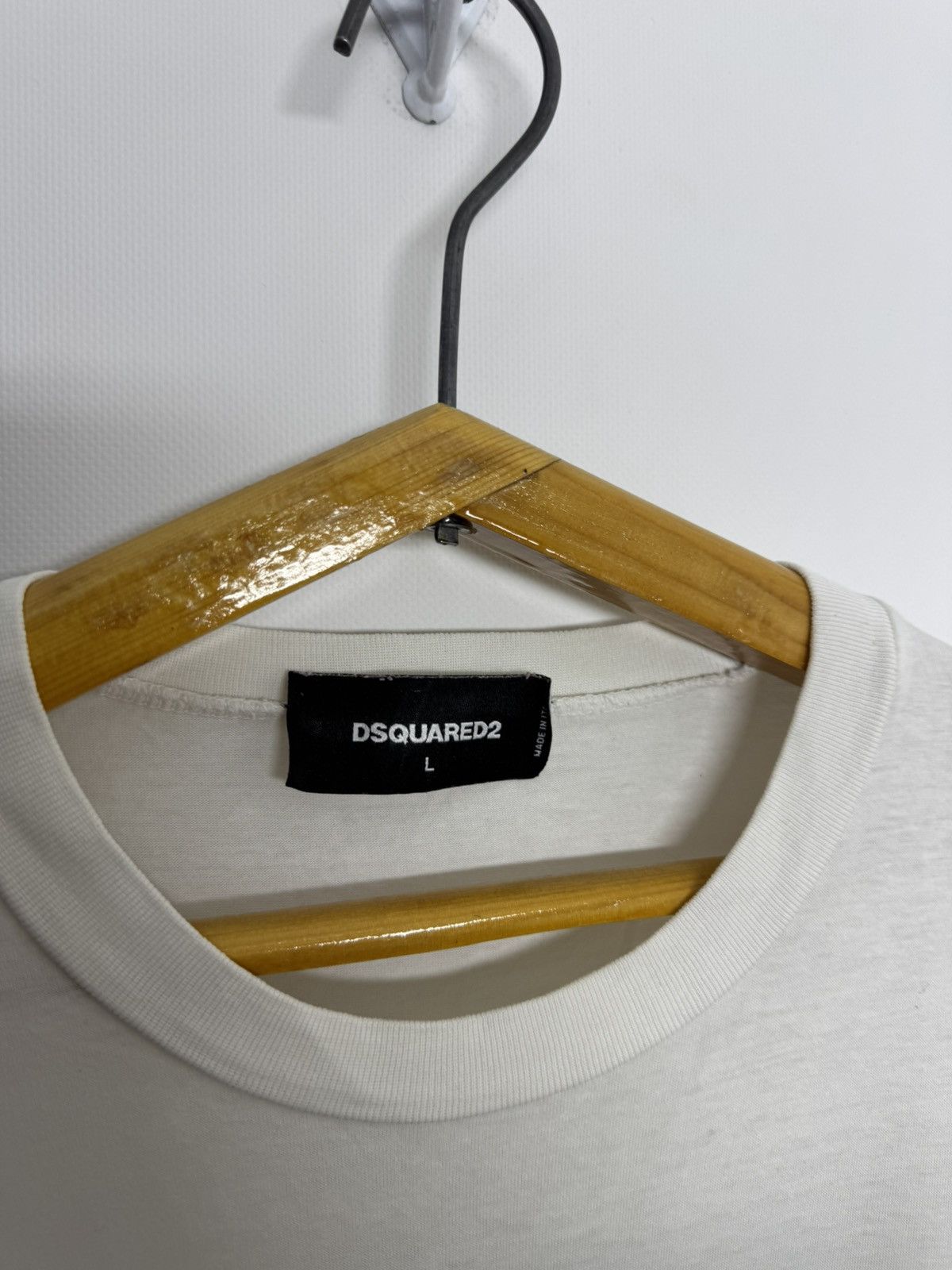 Dsquared2 Vintage Y2k Dsquared2 Big Logo T-Shirt 00’s Size US L / EU 52-54 / 3 - 5 Thumbnail