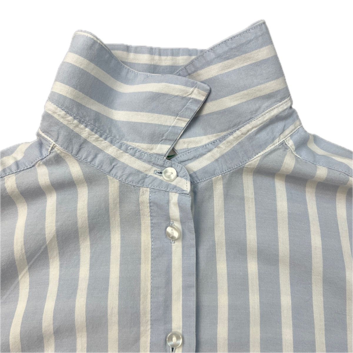 Designer EU Designer Pinstriped Button Up Shirt Size US XS / EU 42 / 0 - 5 Thumbnail