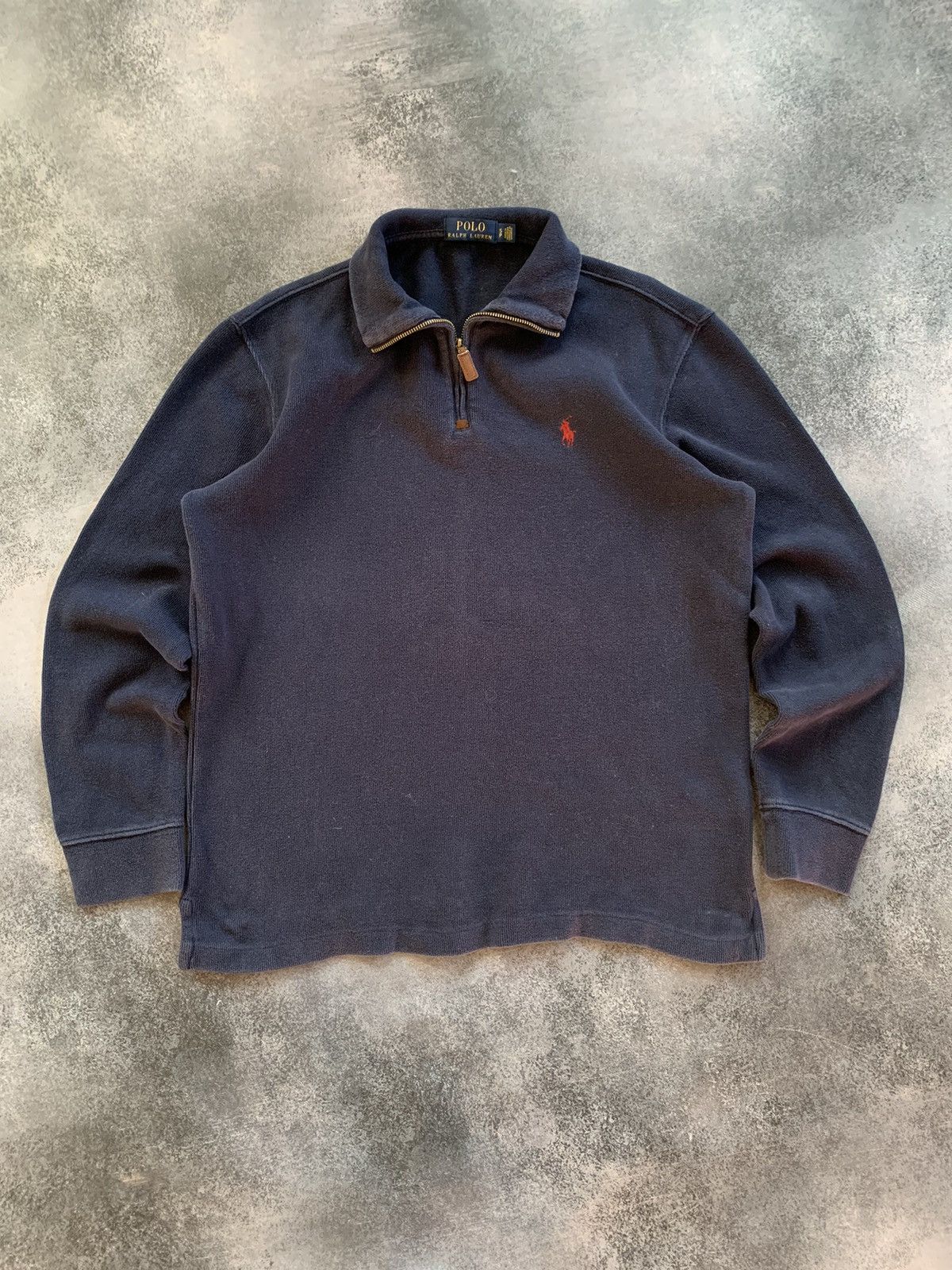 Polo Ralph Lauren × Vintage Vintage Polo Ralph Lauren Zip 1/4 Sweatshirt Old Money Y2K Size US S / EU 44-46 / 1 - 5 Thumbnail