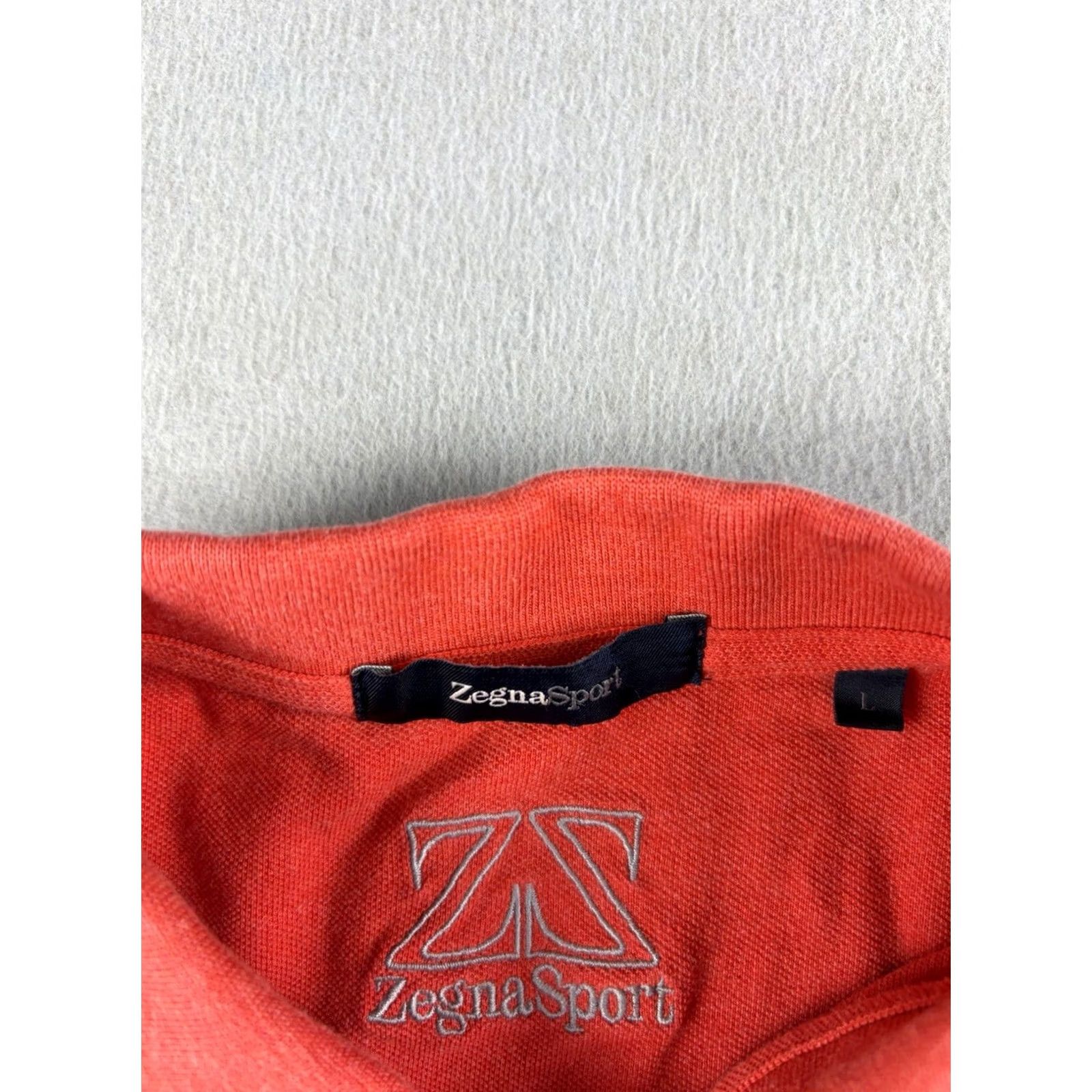 Ermenegildo Zegna Ermenegildo Zegna Polo Shirt Men M Red Short Sleeve Regular Cotton Sport Designer Shirt Mens Size US M / EU 48-50 / 2 - 3 Thumbnail