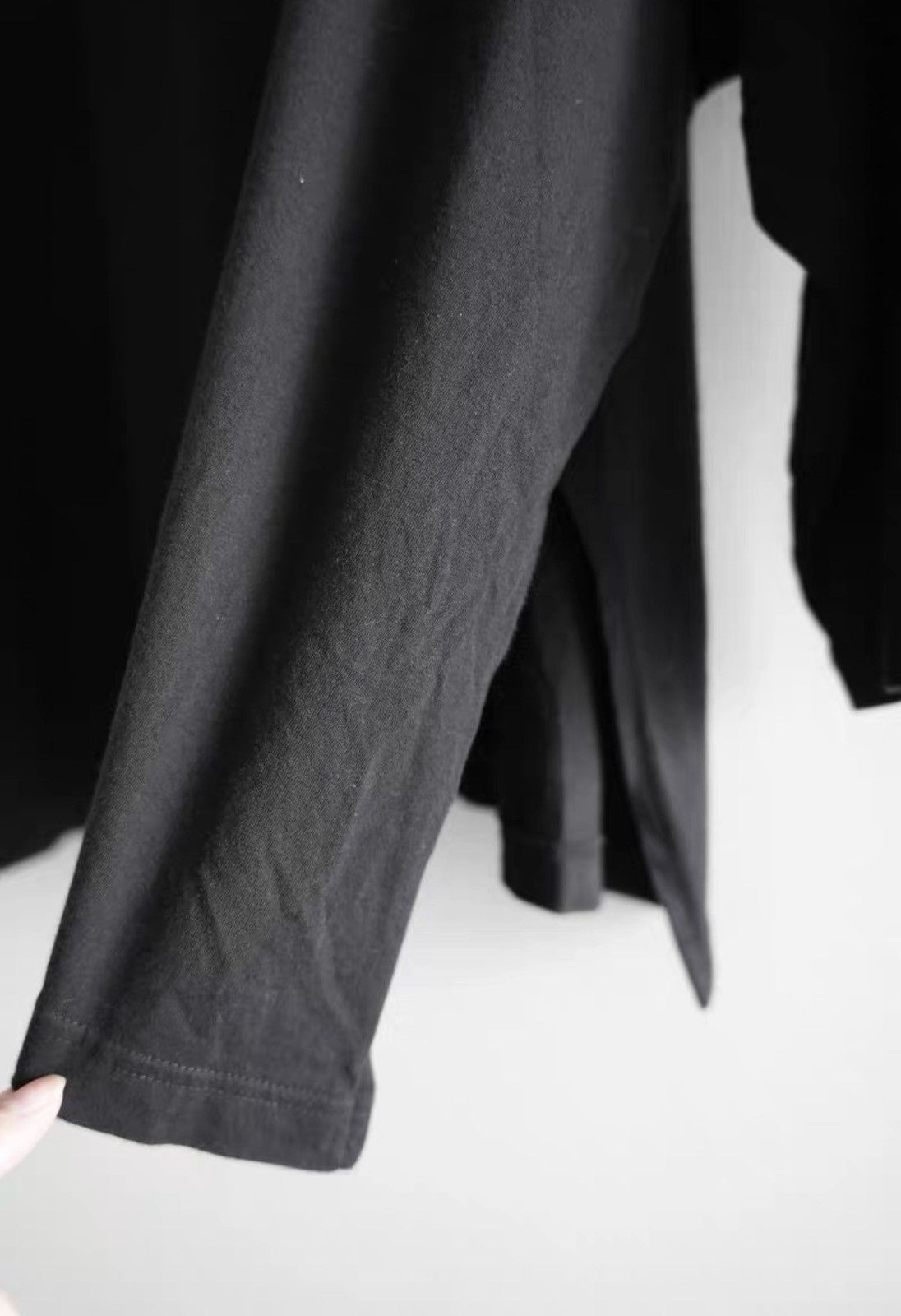 Yohji Yamamoto Yohji Yamamoto Batwing Sleeve Slogan Long Sleeve T-shirt K4 Size US M / EU 48-50 / 2 - 5 Thumbnail