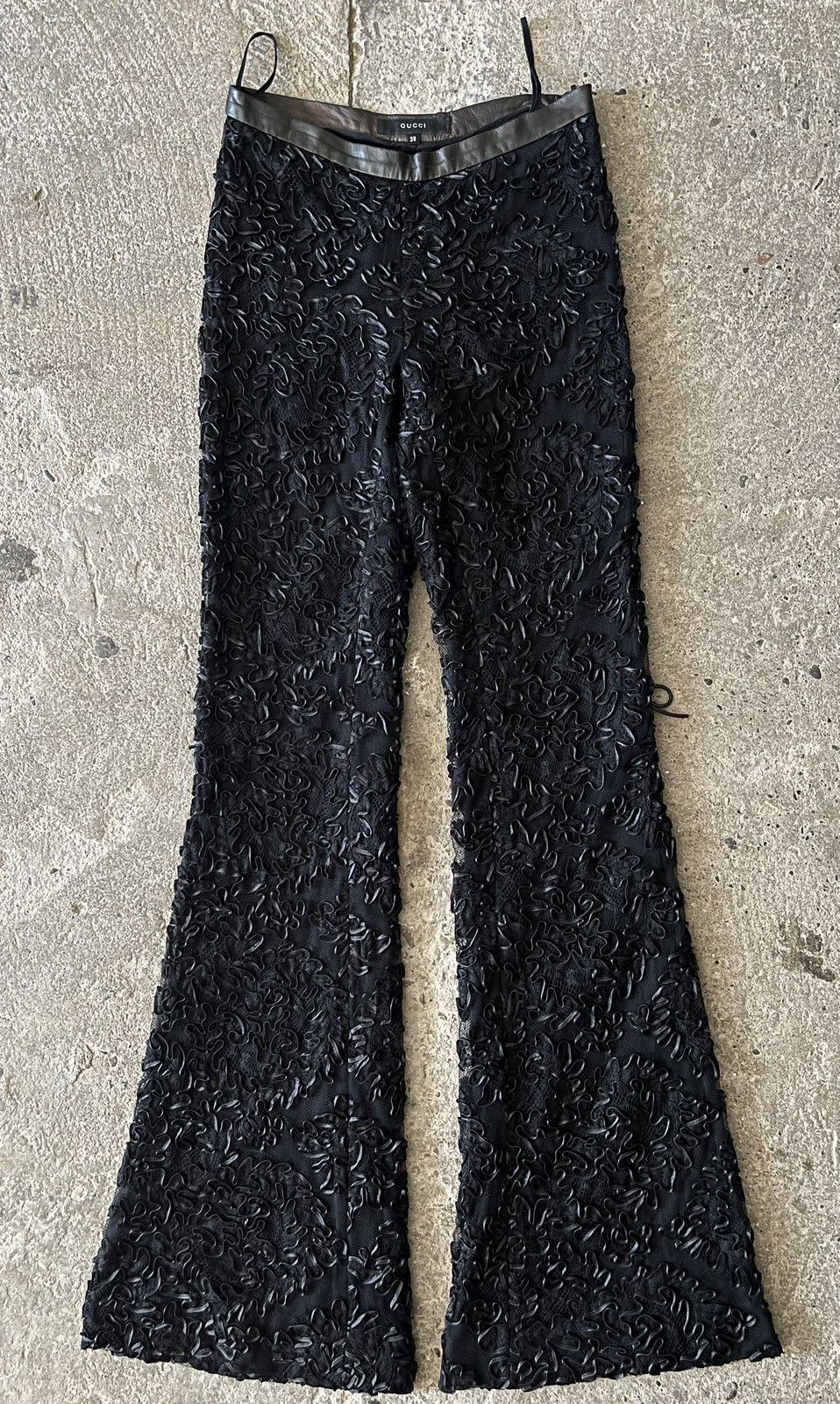 Gucci Archive Gucci - Tom Ford - FW1999 - Evening Lace Pants Size 26" / US 2 / IT 38 - 2 Thumbnail