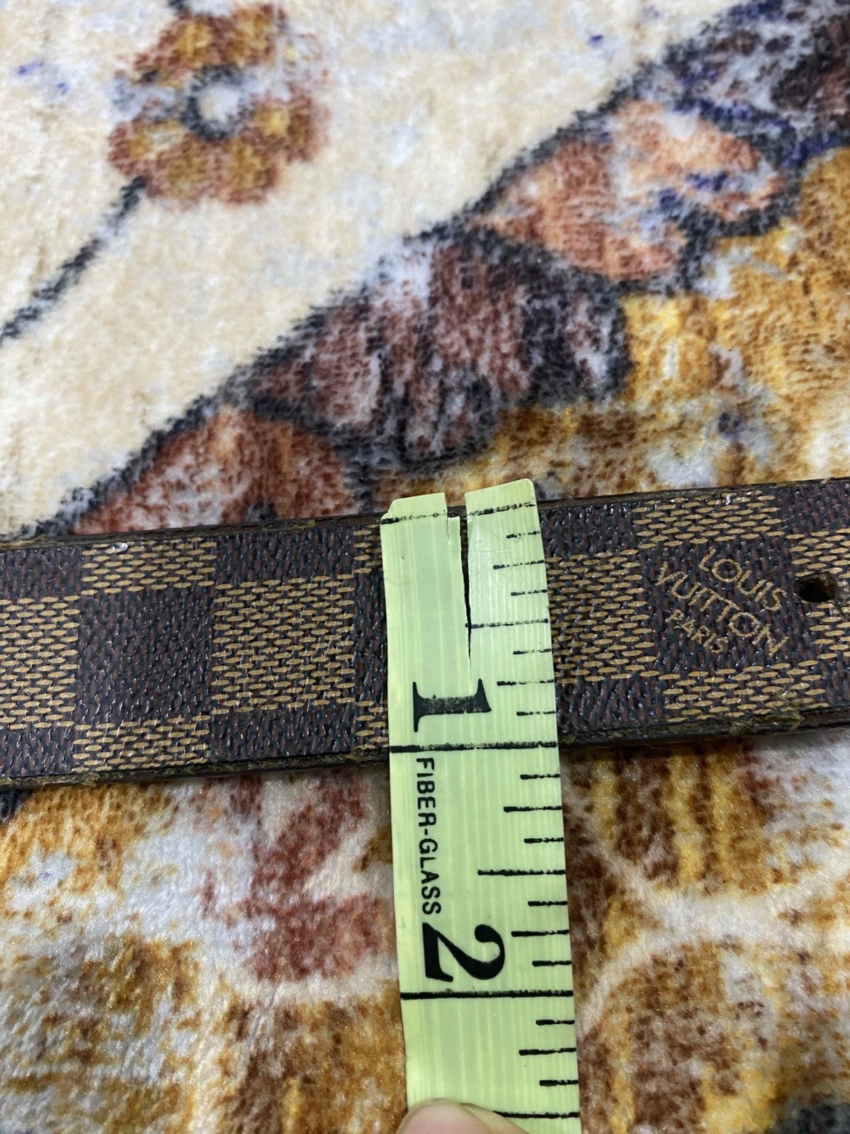 Louis Vuitton Louis Vuitton Paris Damier Ebene Belt Leather Made France Size 32 - 13 Thumbnail