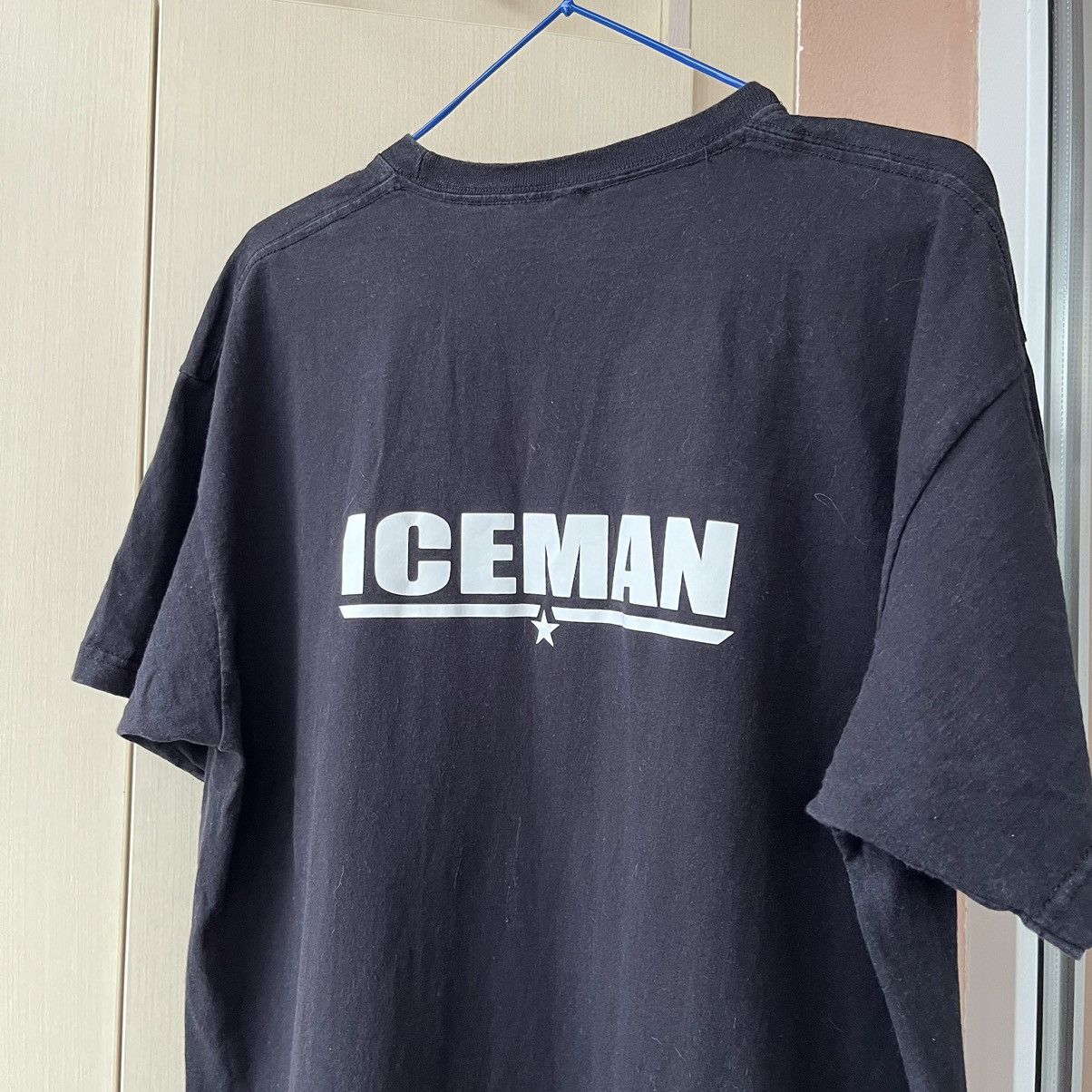 Vintage Vintage Top Gun Iceman T-shirt Movie Promo Tee Black XL Y2K Size US M / EU 48-50 / 2 - 6 Thumbnail