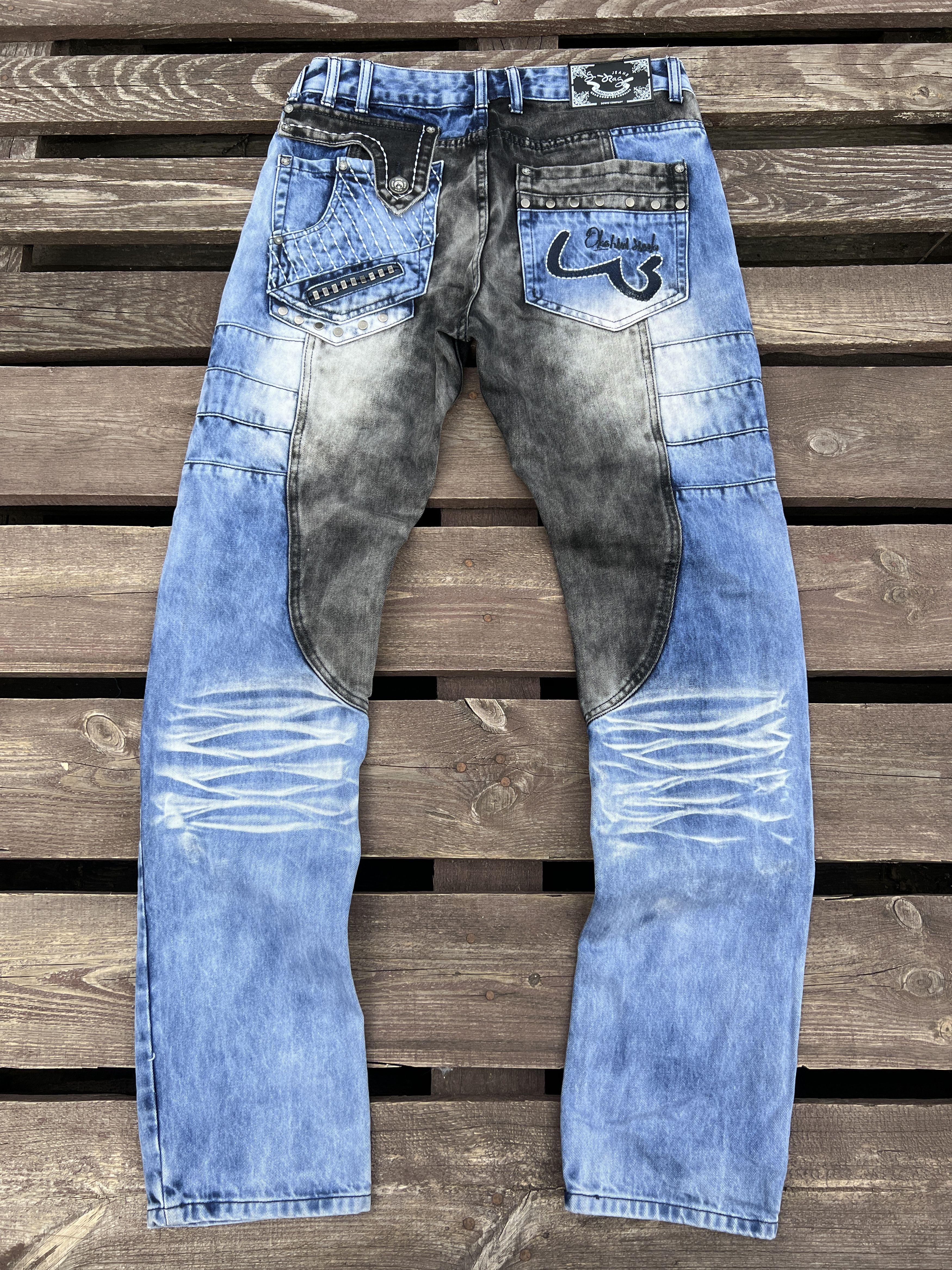 Japanese Brand Japrag Japan Denim Japanese Style Vintage Avant Garde jeans Size US 31 - 1 Thumbnail