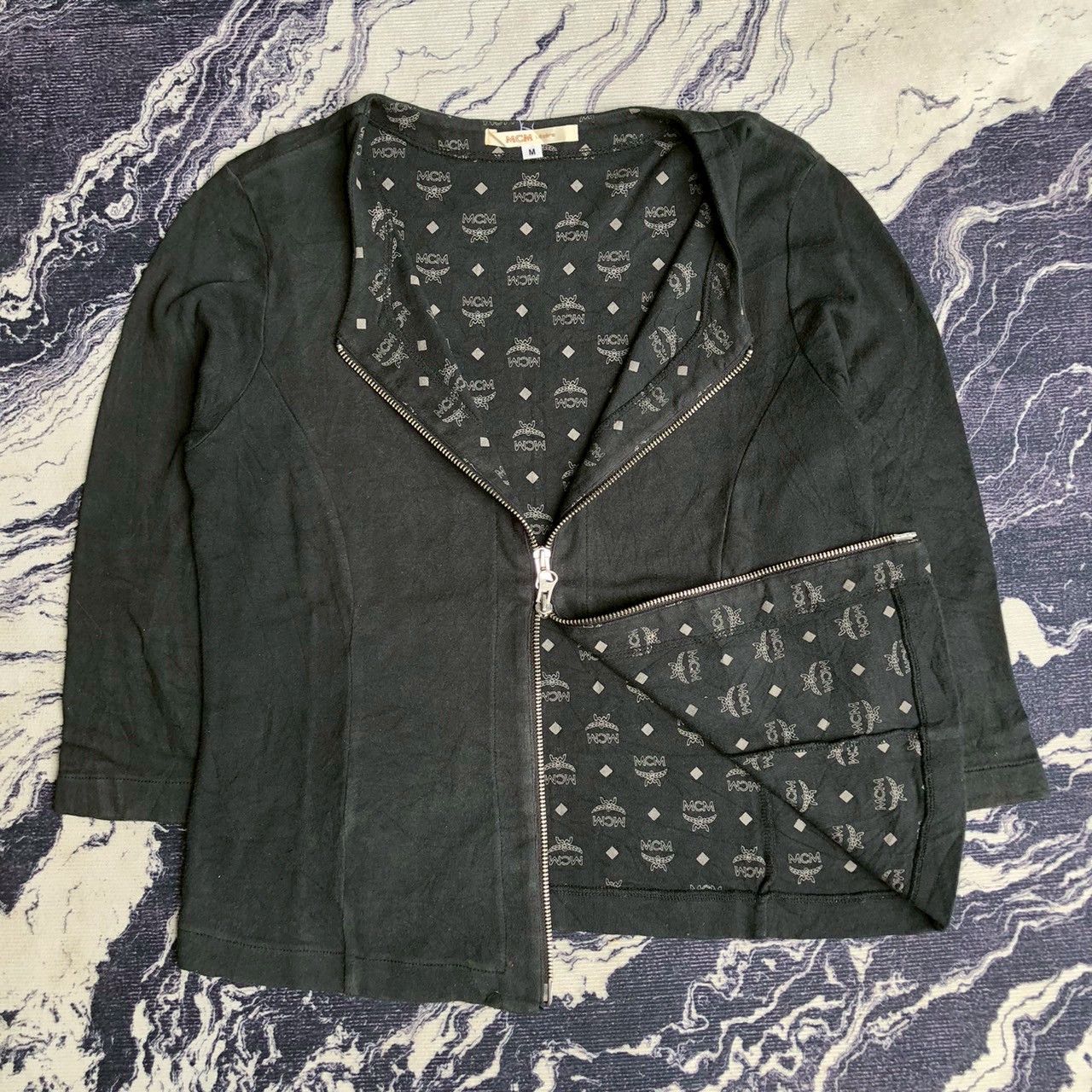 MCM Vintage MCM Légère Monogram Zip Jacket Size M / US 6-8 / IT 42-44 - 1 Thumbnail