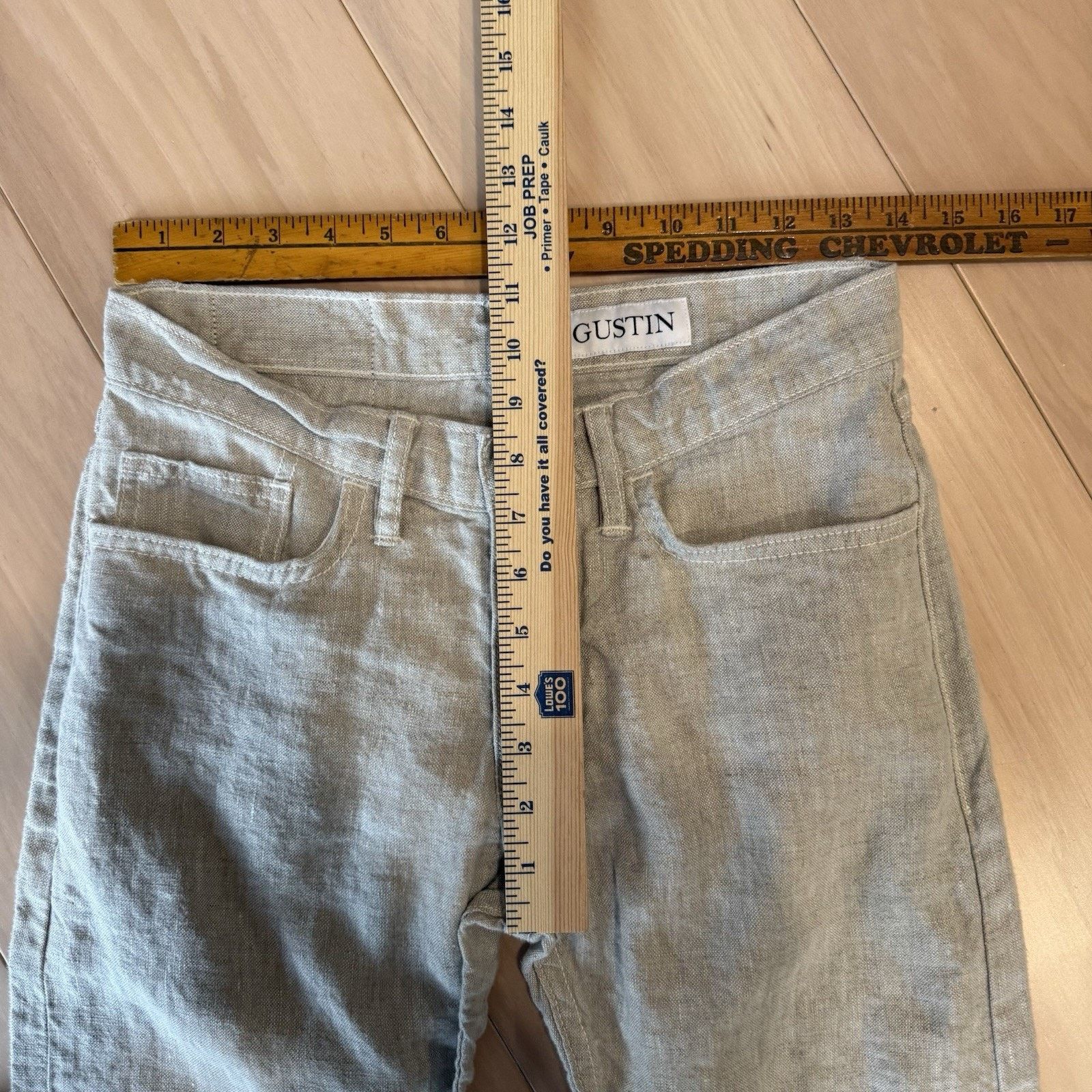 Gustin Gustin Rustic Slub Linen Pants 28 Light Beige Lightweight Size US 28 / EU 44 - 5 Thumbnail