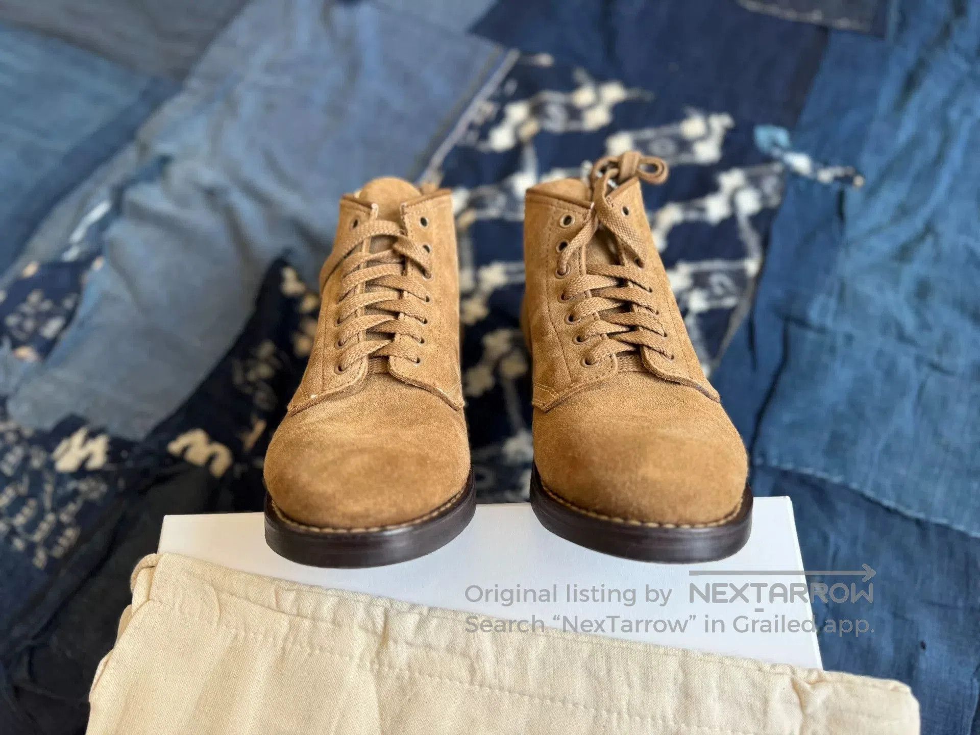 Visvim VISVIM Brigadier Boots-Folk in Beige. Size US 10 / EU 43 - 5 Thumbnail