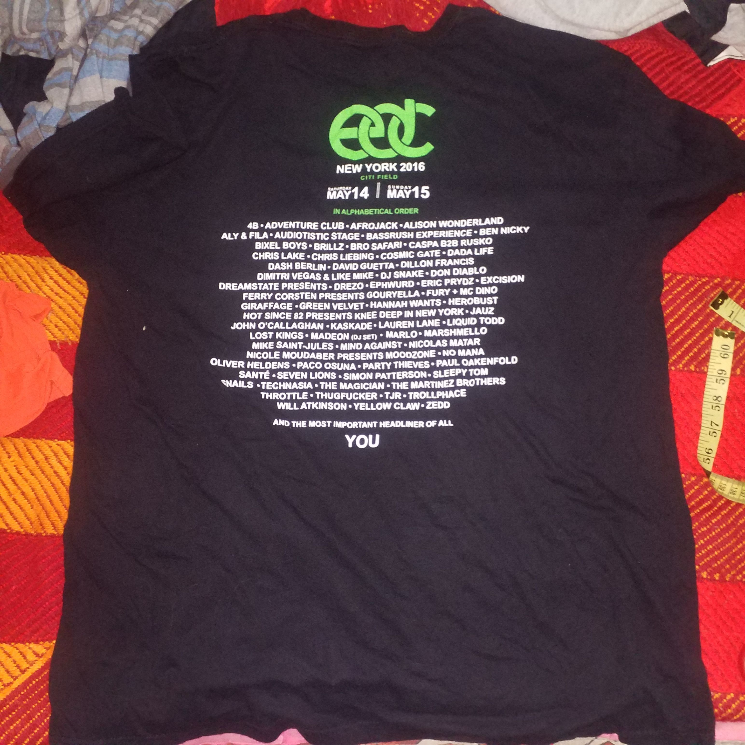 Other ELECTRIC DAISY CARNIVAL 2016 Size US XL / EU 56 / 4 - 5 Thumbnail