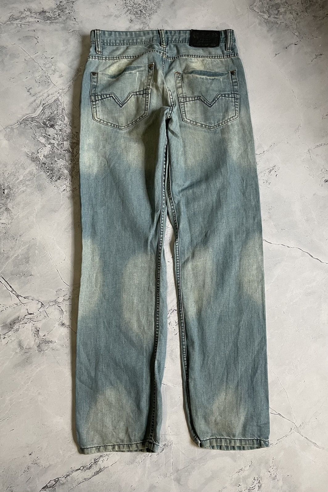 Diesel × Vintage Diesel US33 Denim Pants Faded Printed Size US 32 / EU 48 - 1 Thumbnail
