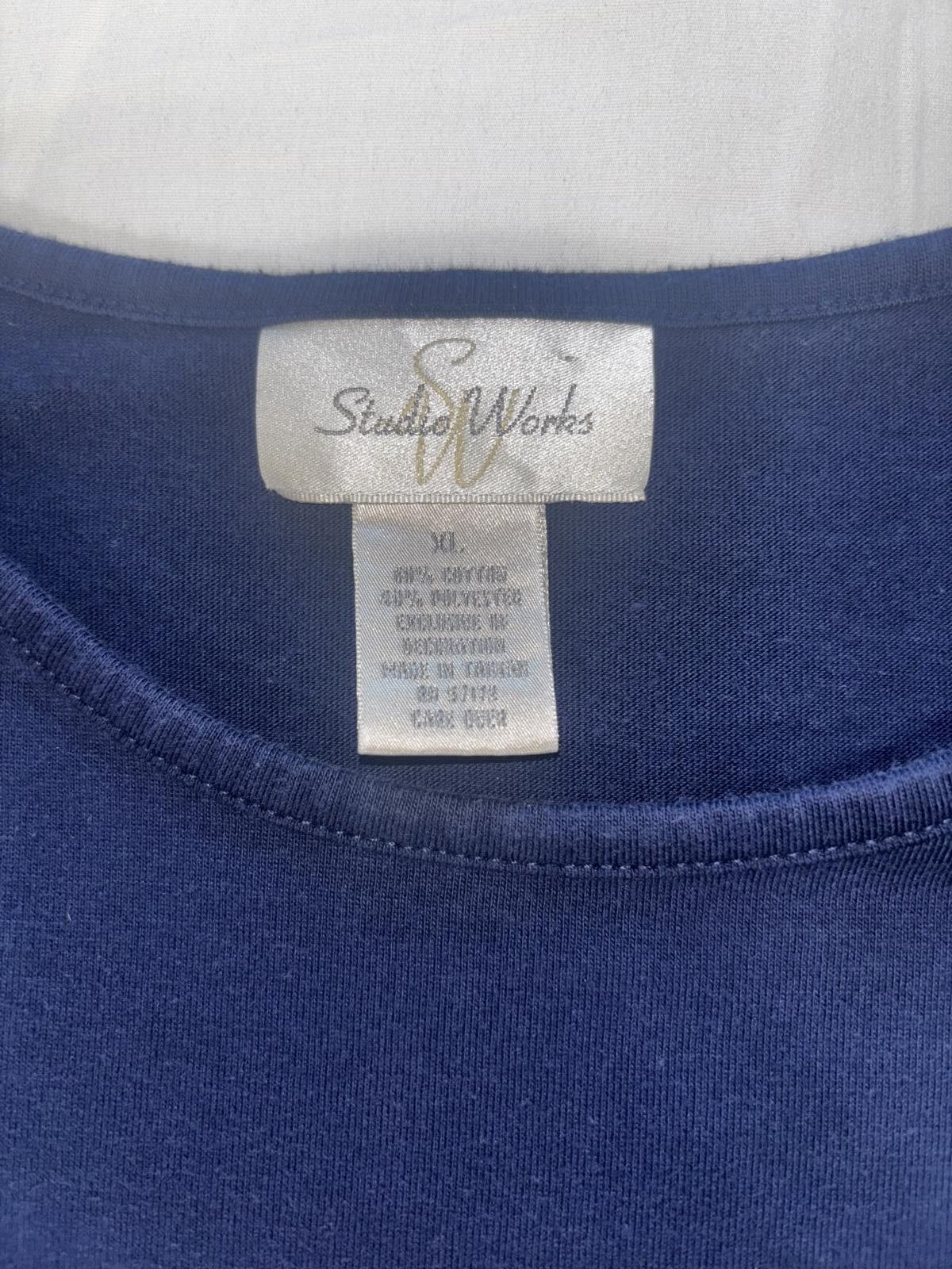 Designer Vintage Studio Works Fireworks Graphic Tee - Navy Blue Size XL / US 12-14 / IT 48-50 - 4 Thumbnail