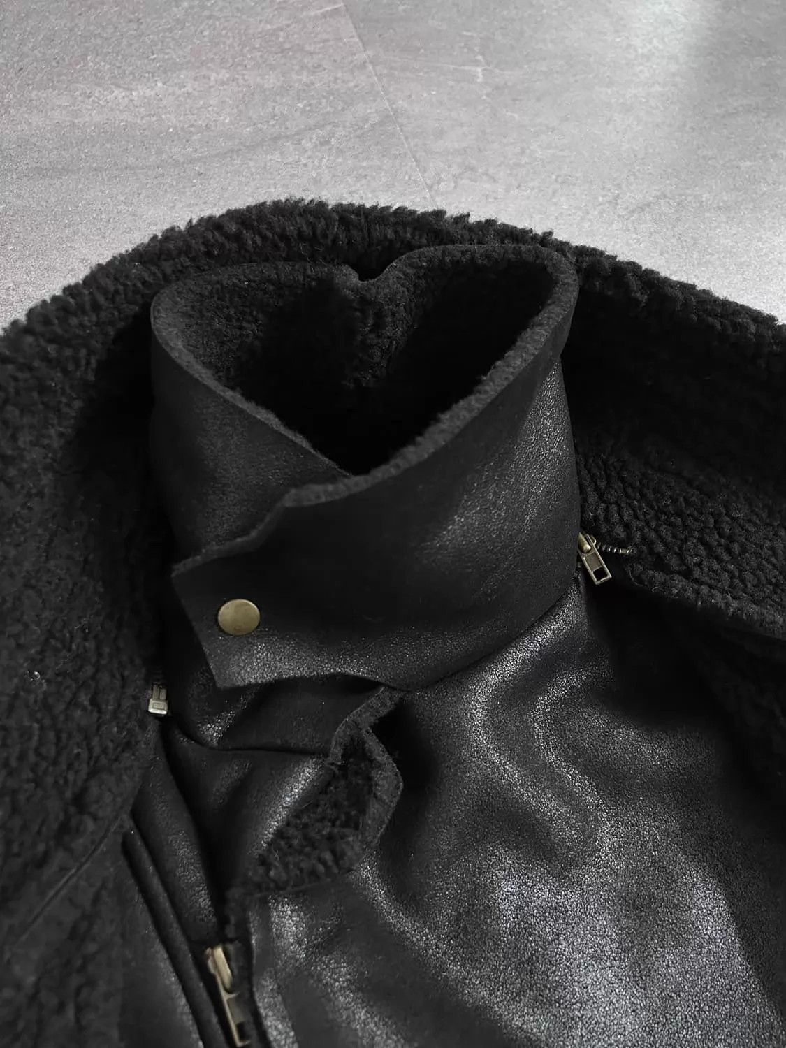 Other Double Mustang Vintage RO Shearling Unisex Jacket Size US S / EU 44-46 / 1 - 4 Thumbnail