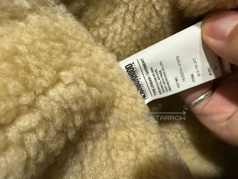 Neighborhood Neighborhood Leather and fur integrated jacket Size US M / EU 48-50 / 2 - 5 Thumbnail