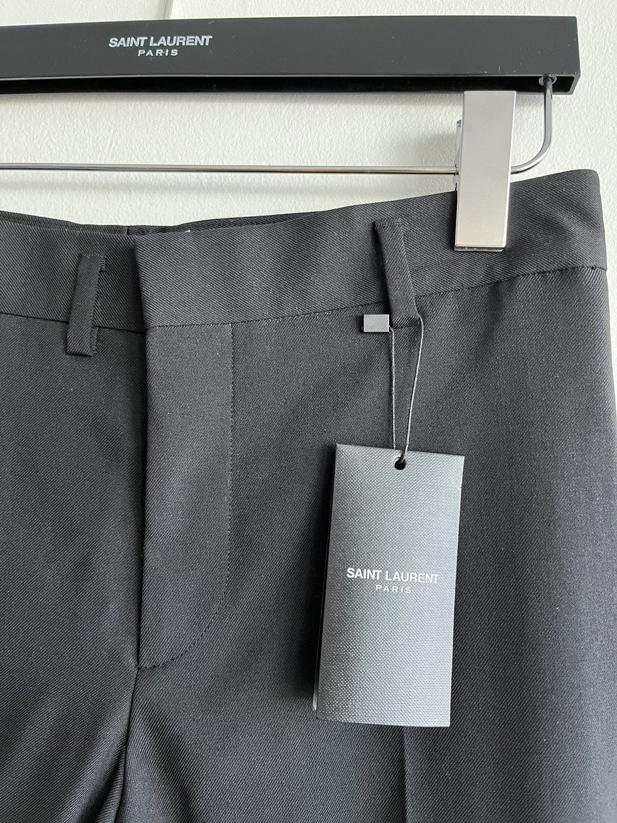 Hedi Slimane × Saint Laurent Paris × Yves Saint Laurent Super Rare Saint Laurent Hedi Slimane Tux Pant Brand New Size US 26 / EU 42 - 6 Thumbnail