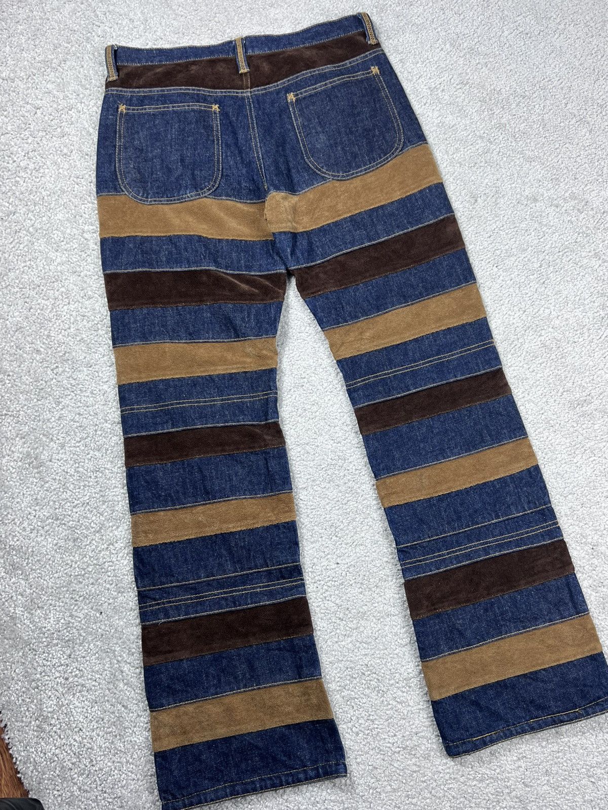 Hysteric Glamour Hysteric Glamour Type Kinky Hagi Patchwork Flare Jeans Size US 30 / EU 46 - 12 Thumbnail